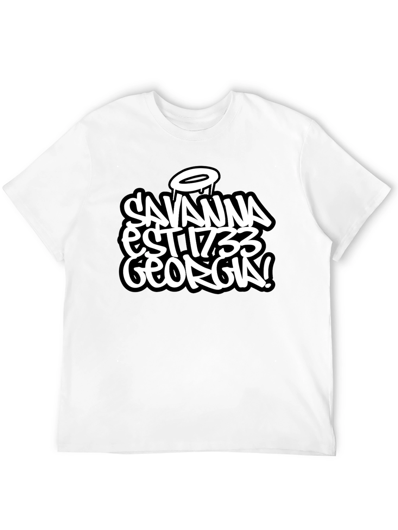 Savannah Georgia Est 1733 Black T-Shirt