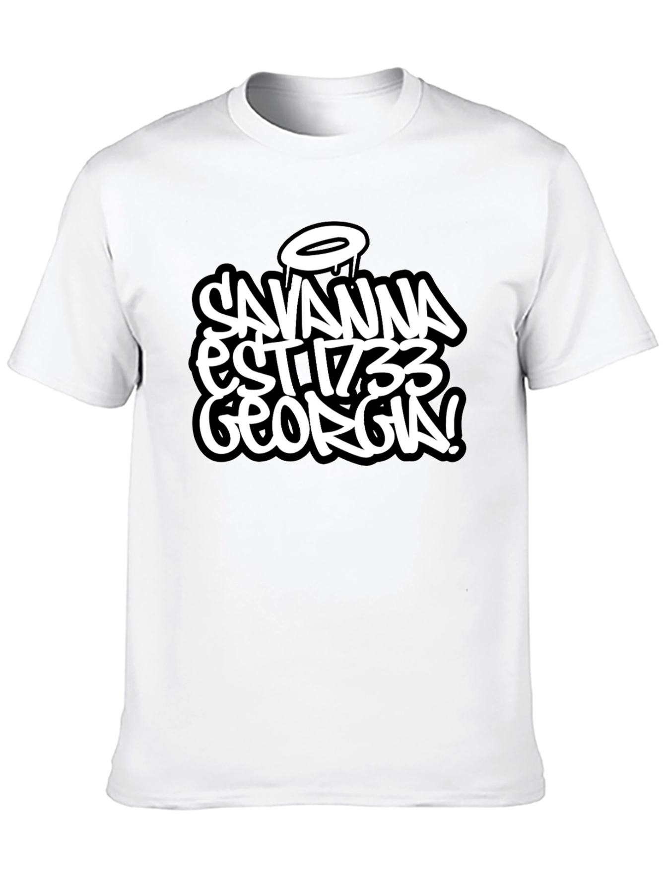 Savannah Georgia Est 1733 Black T-Shirt