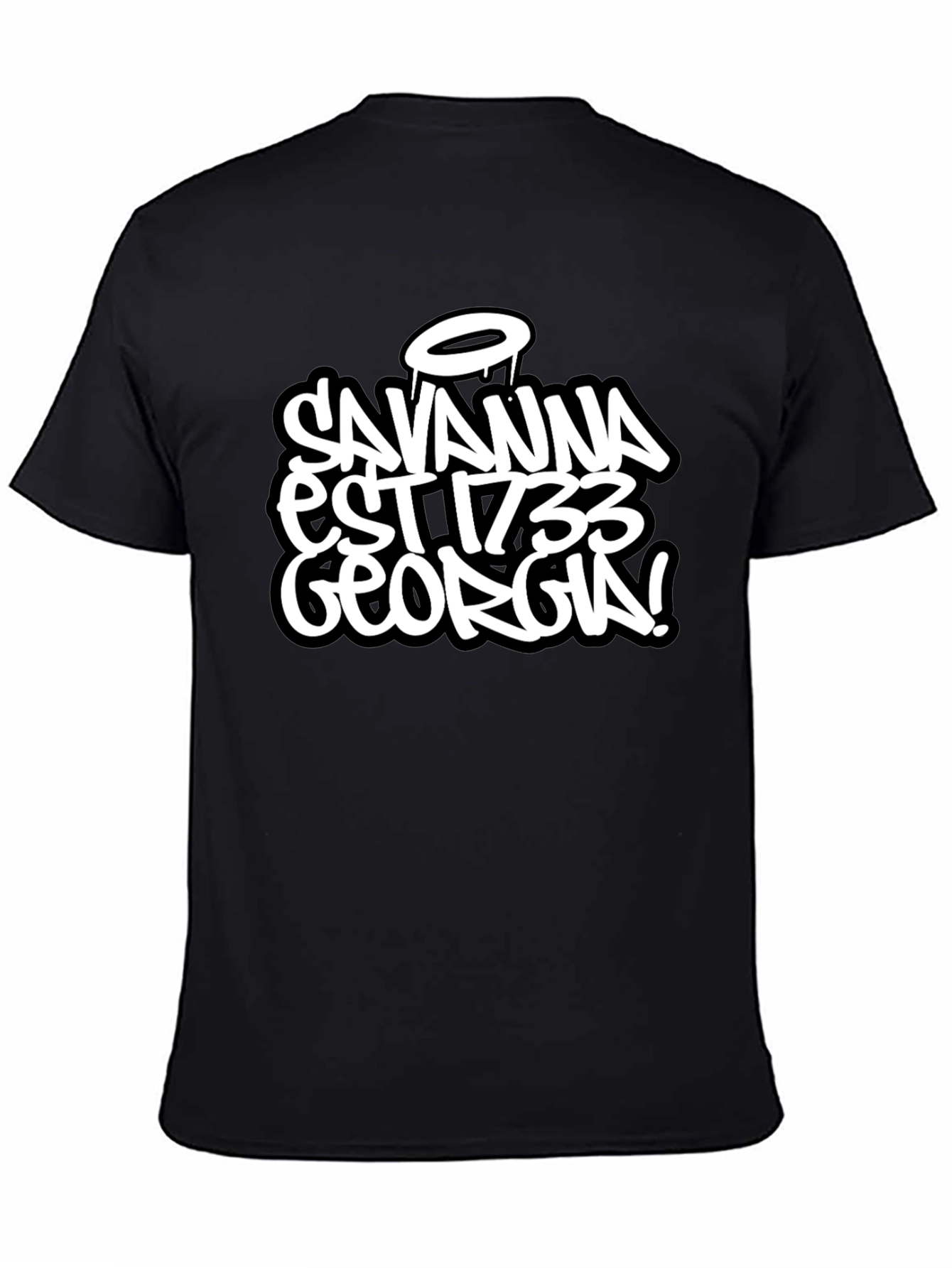 Savannah Georgia Est 1733 Black T-Shirt