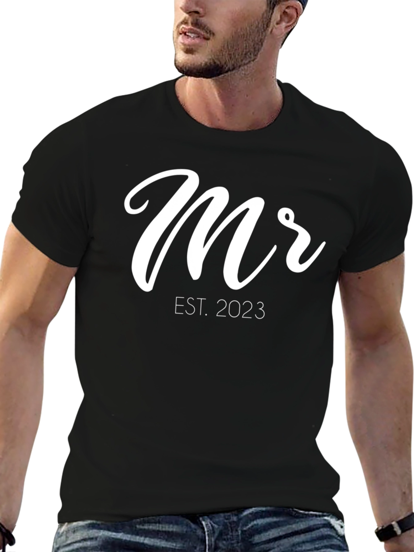 Mr. EST 2023 Black Graphic Tee