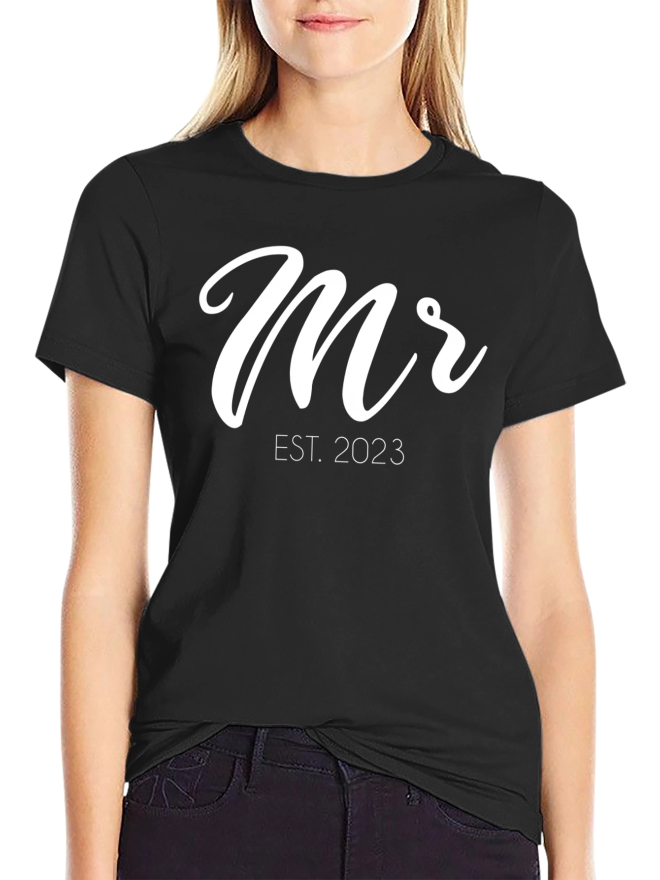 Mr. EST 2023 Black Graphic Tee