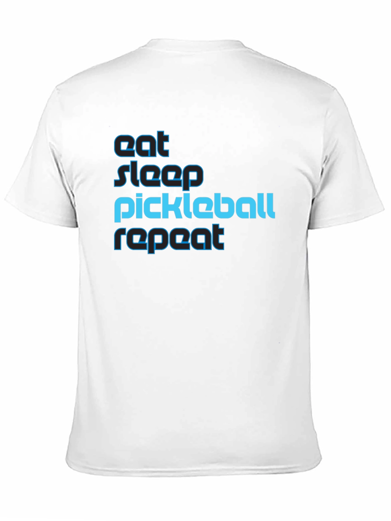 Eat Sleep Pickleball Repeat Graphic Tee