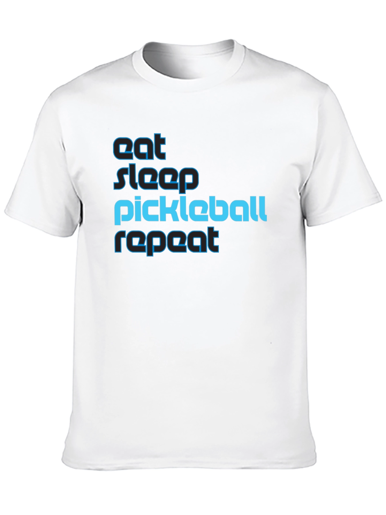 Eat Sleep Pickleball Repeat Graphic Tee