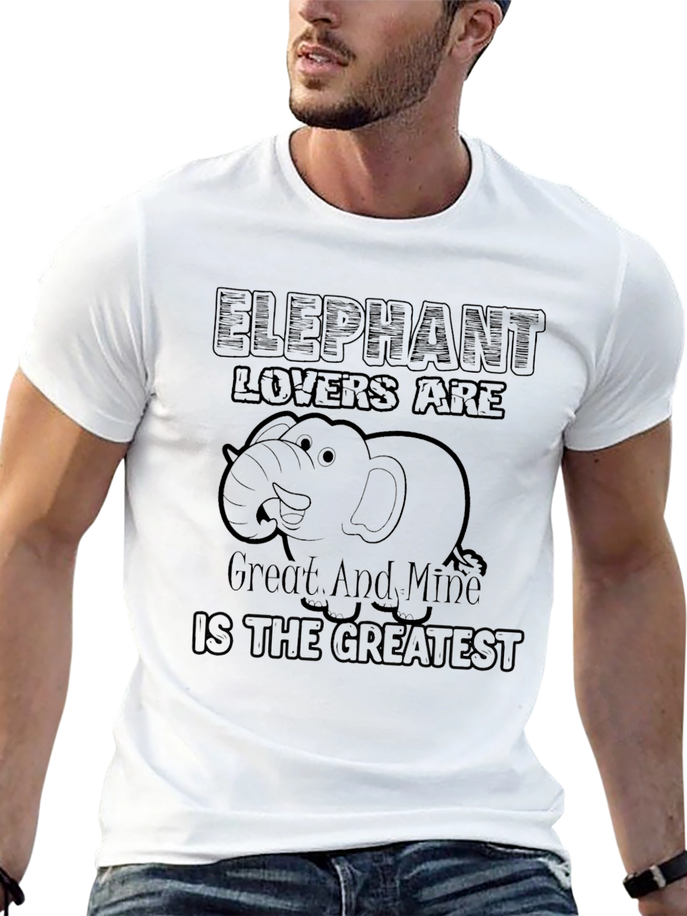 Elephant Lover T-Shirt - Mine is the Greatest Tee