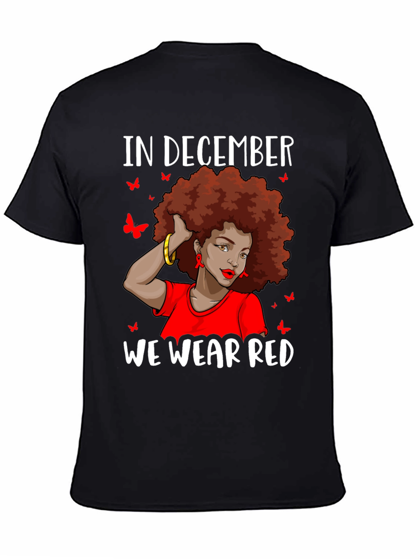 In December We Wear Red Awareness T-Shirt