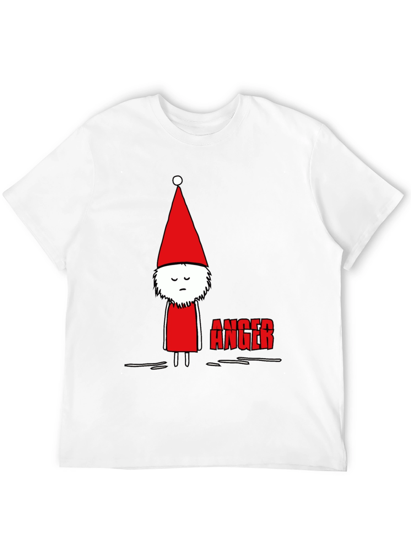 Anger Gnome Graphic Tee - Black