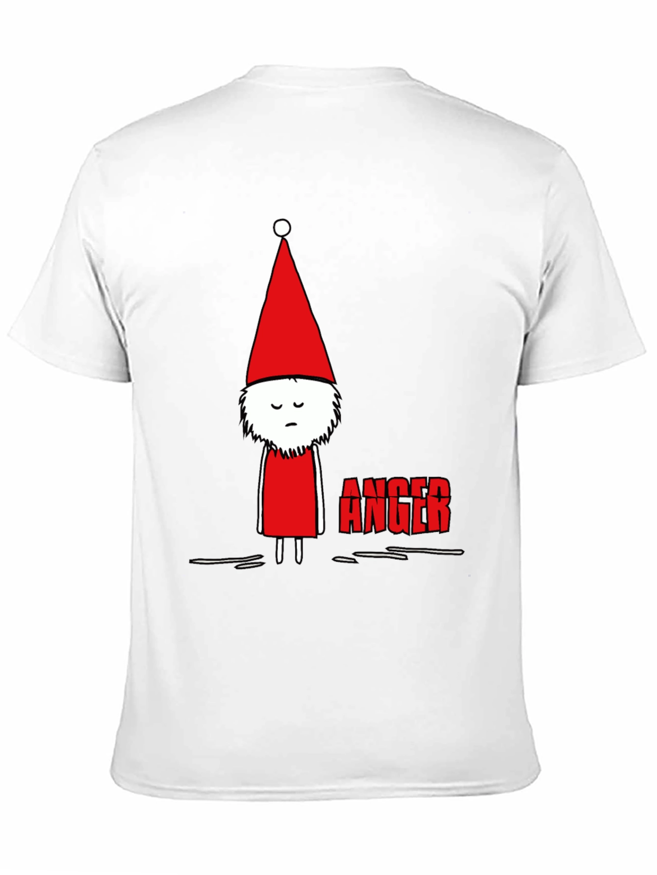 Anger Gnome Graphic Tee - Black