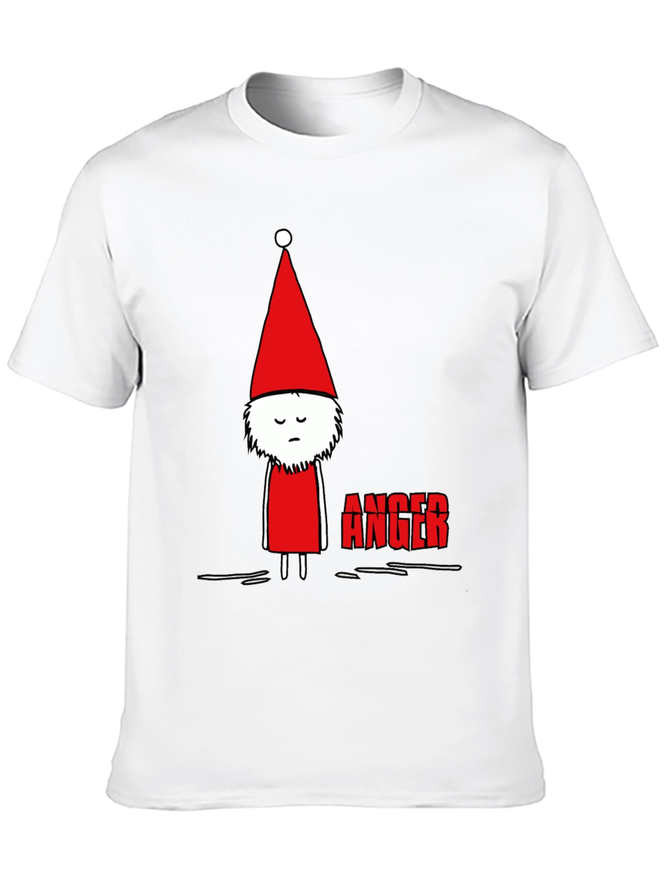 Anger Gnome Graphic Tee - Black