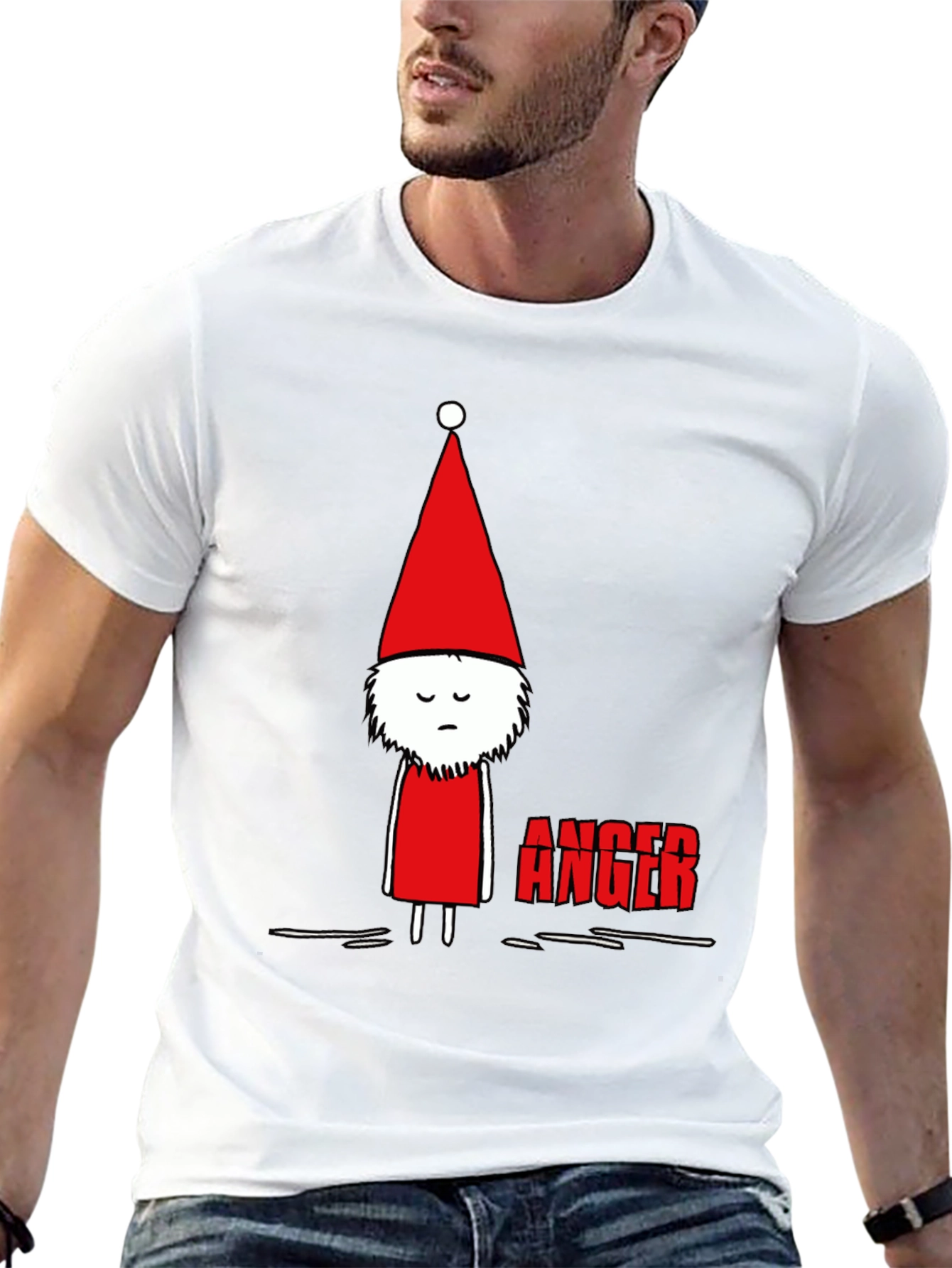 Anger Gnome Graphic Tee - Black