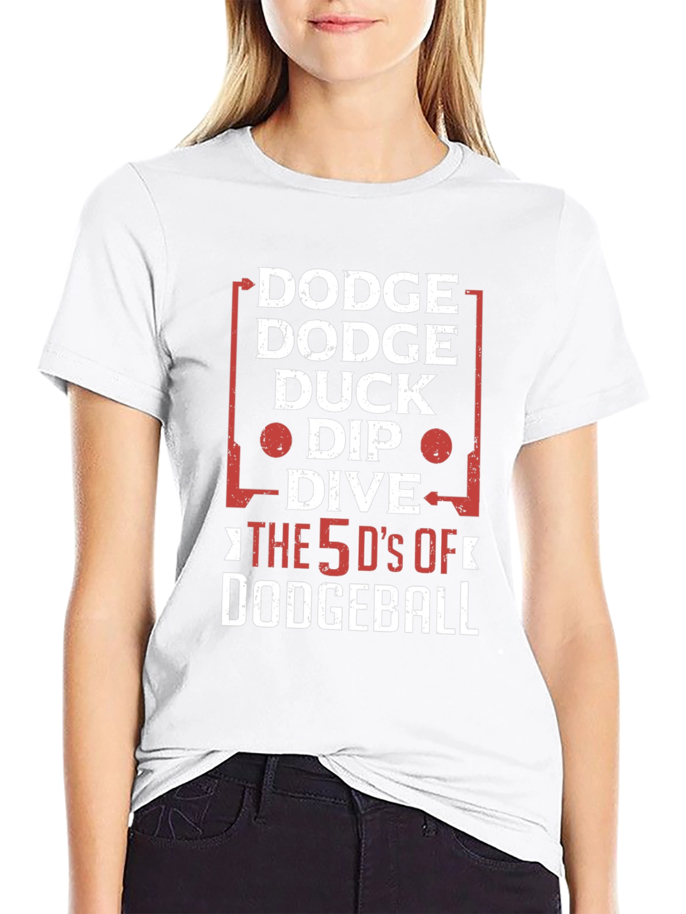 Dodgeball 5 Ds Funny Graphic T-Shirt