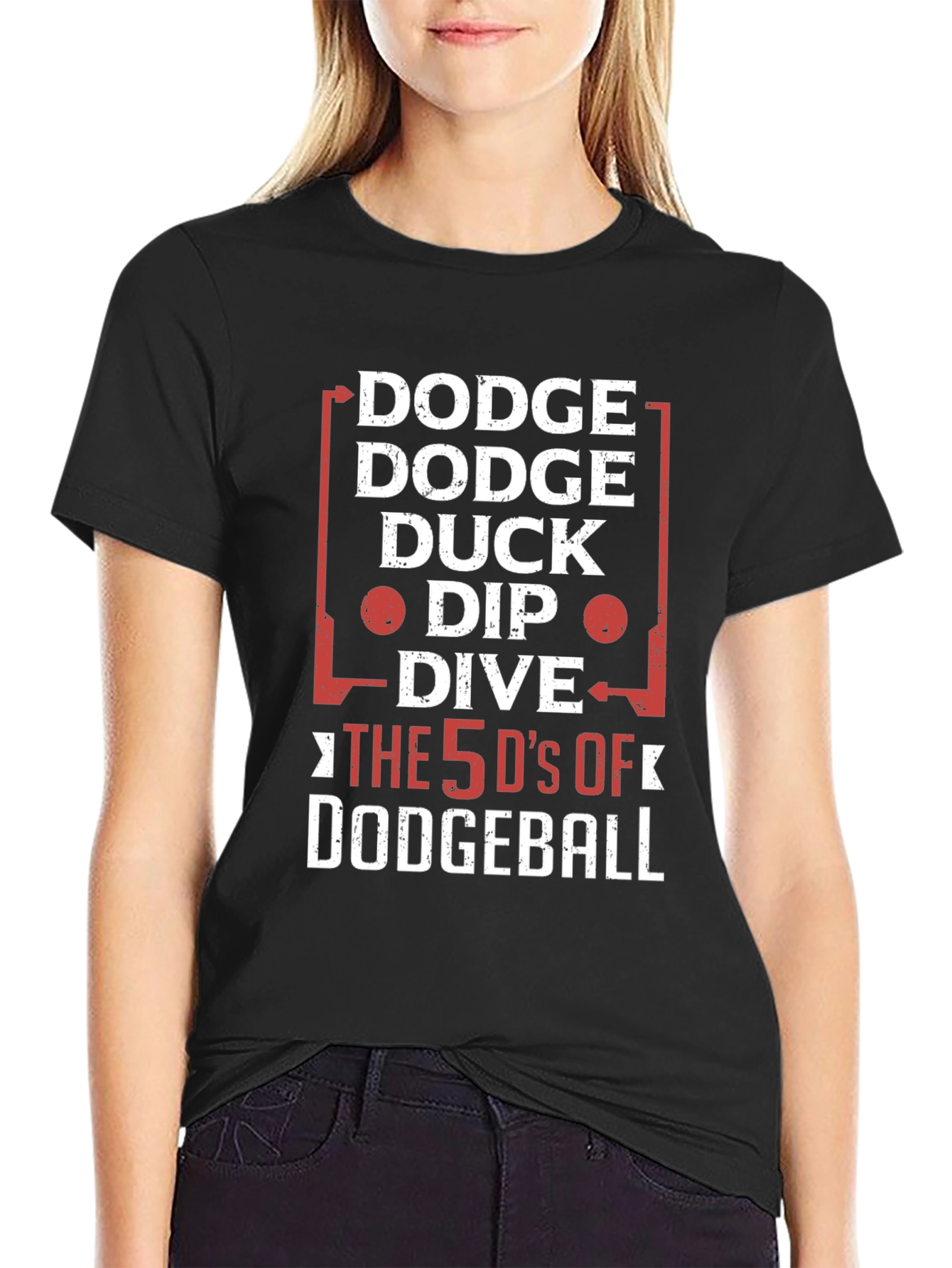 Dodgeball 5 Ds Funny Graphic T-Shirt