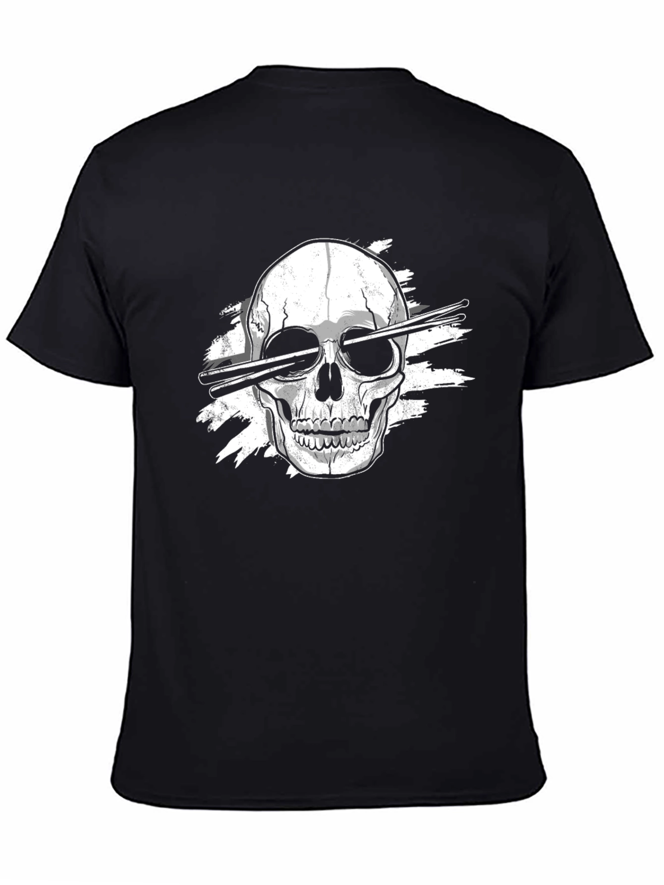 Skull Drummer T-Shirt - Rock On!
