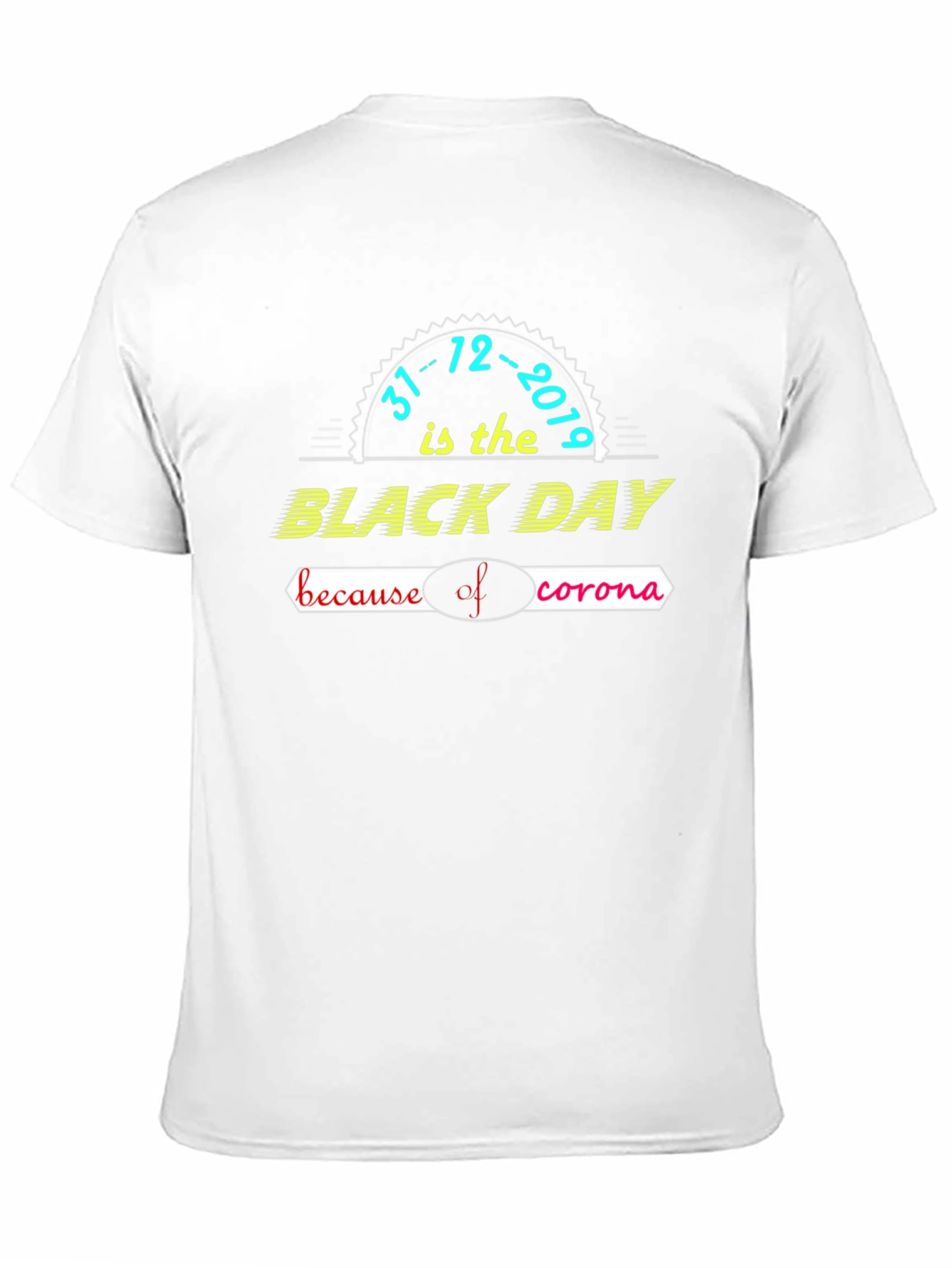 Black Day Corona Virus Graphic T-Shirt