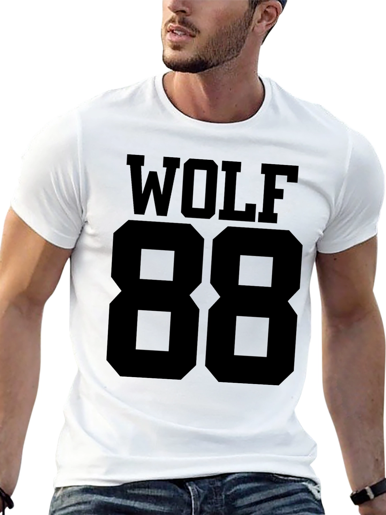Wolf 88 Black T-Shirt