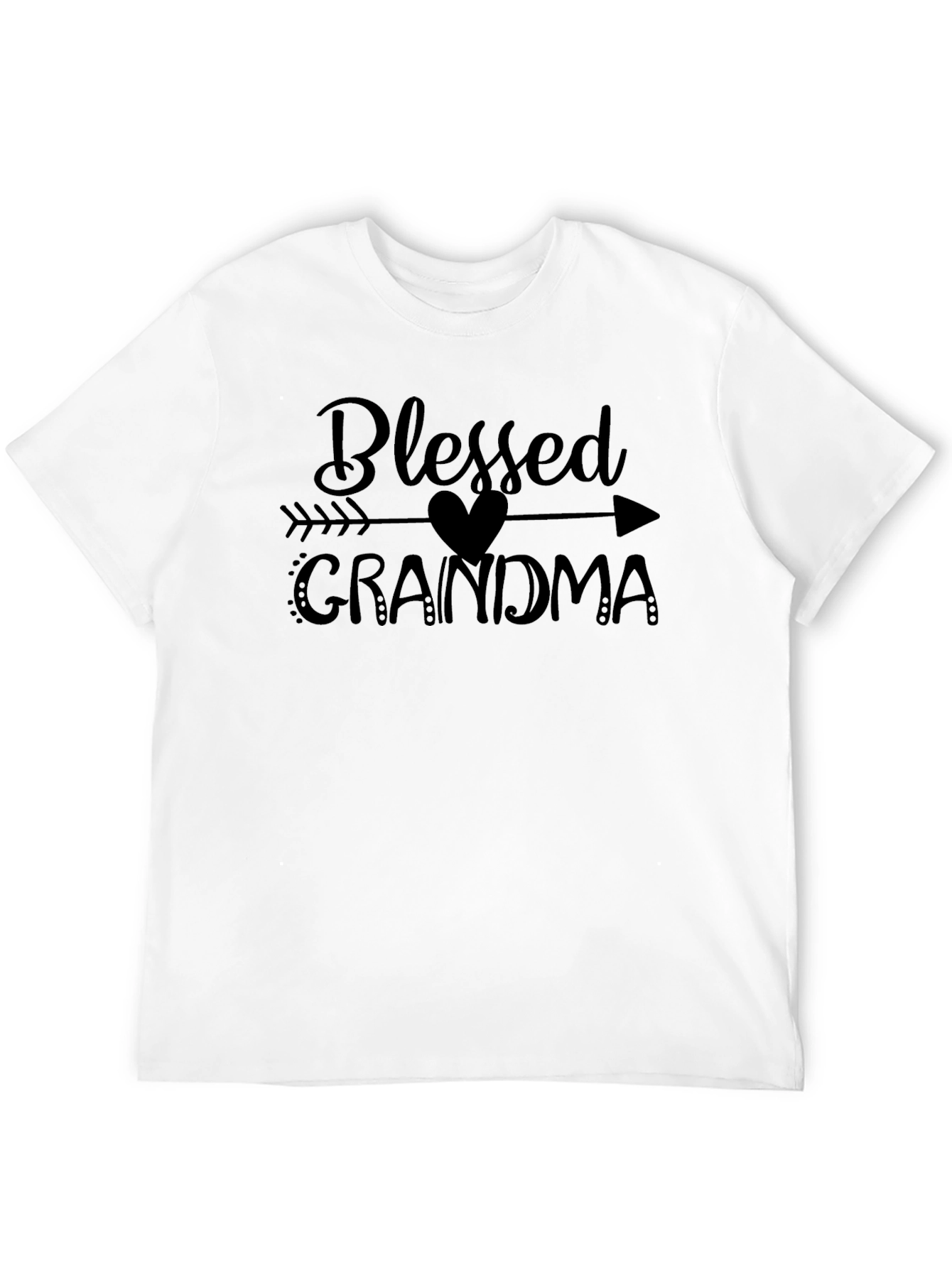 Blessed Grandma Graphic Tee - Unisex Black T-Shirt