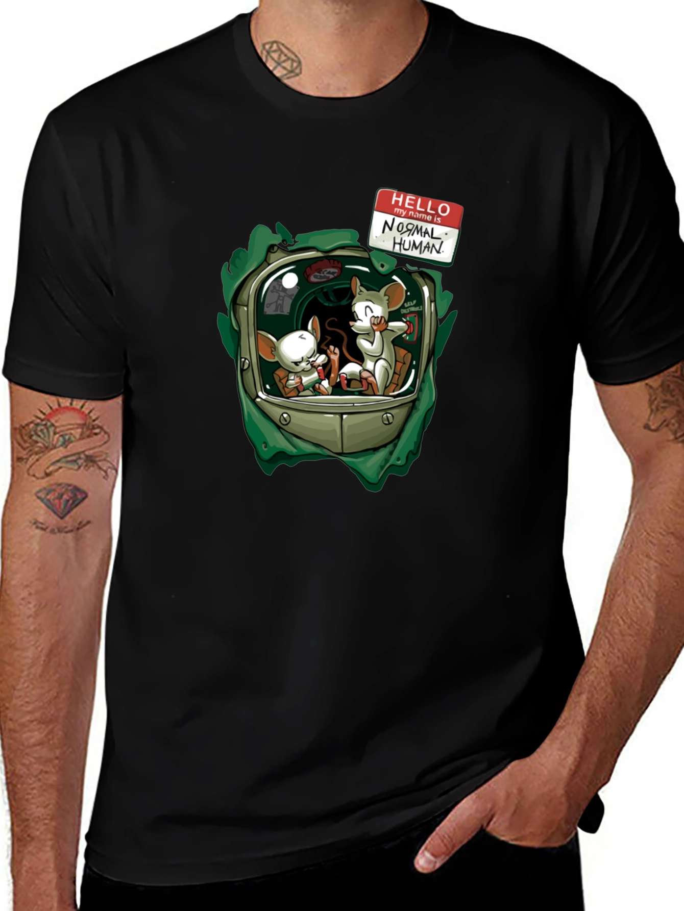 Pinky and the Brain T-Shirt - Normal Human