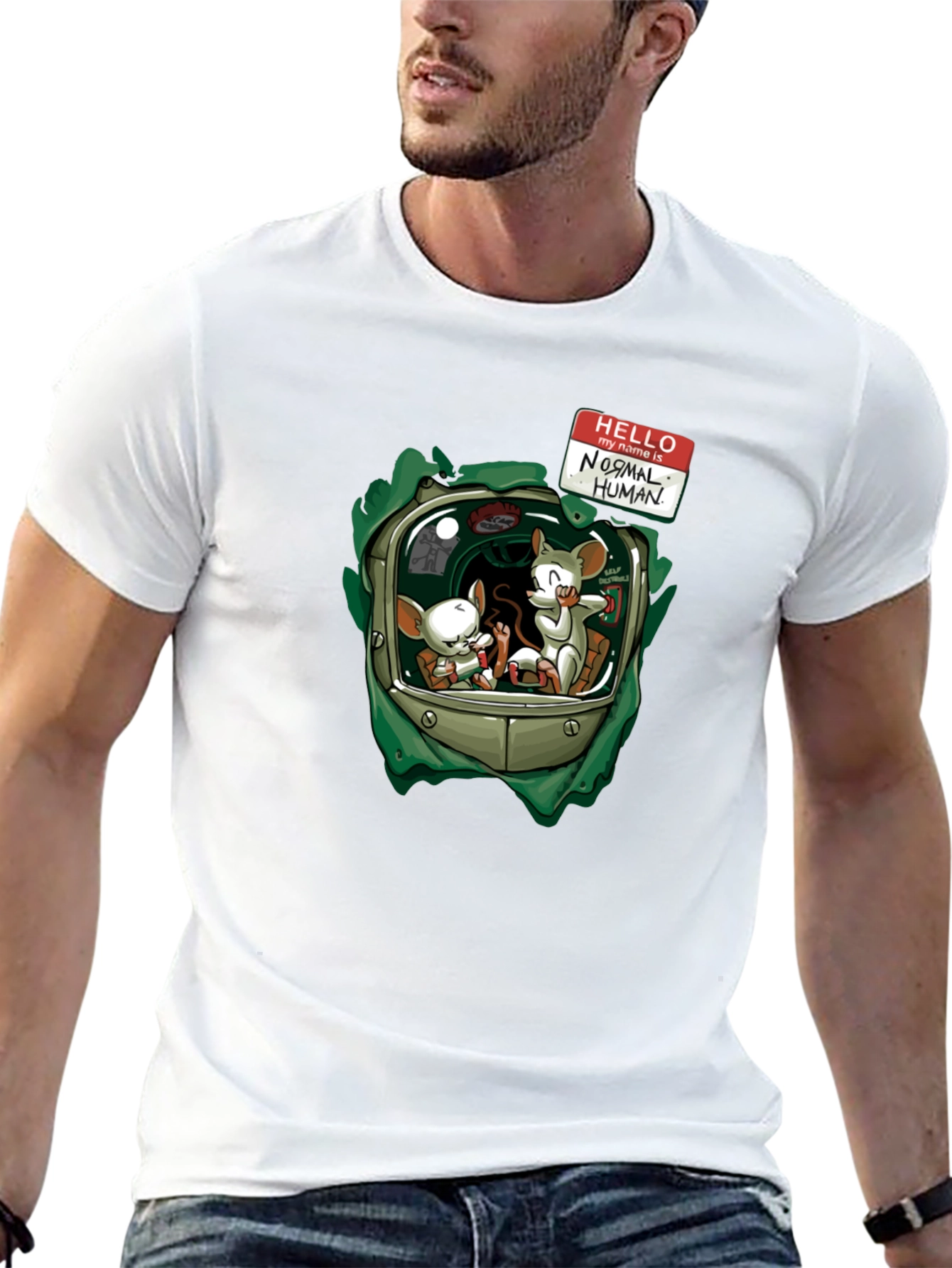 Pinky and the Brain T-Shirt - Normal Human