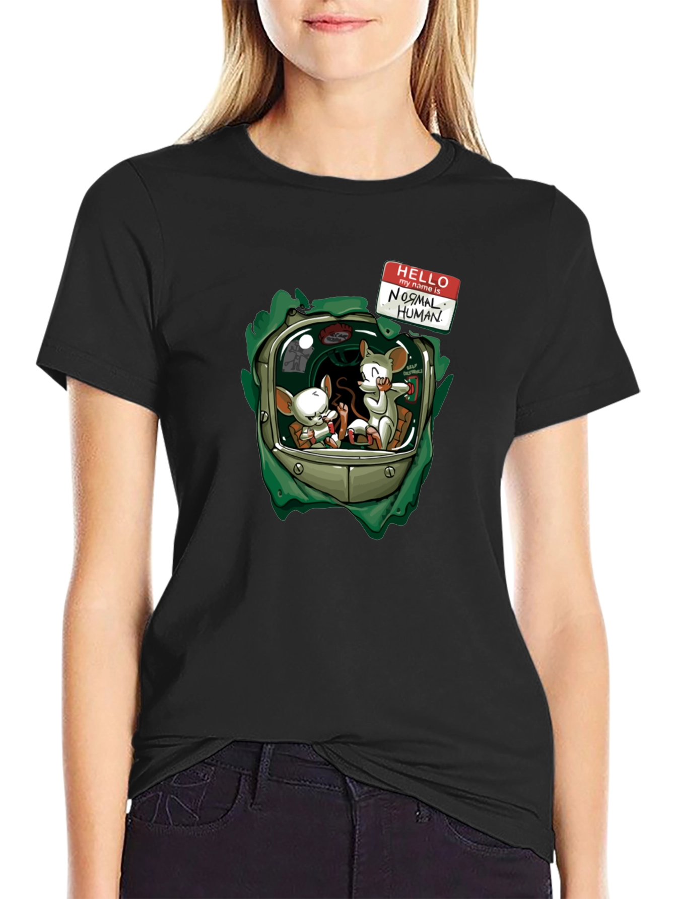 Pinky and the Brain T-Shirt - Normal Human