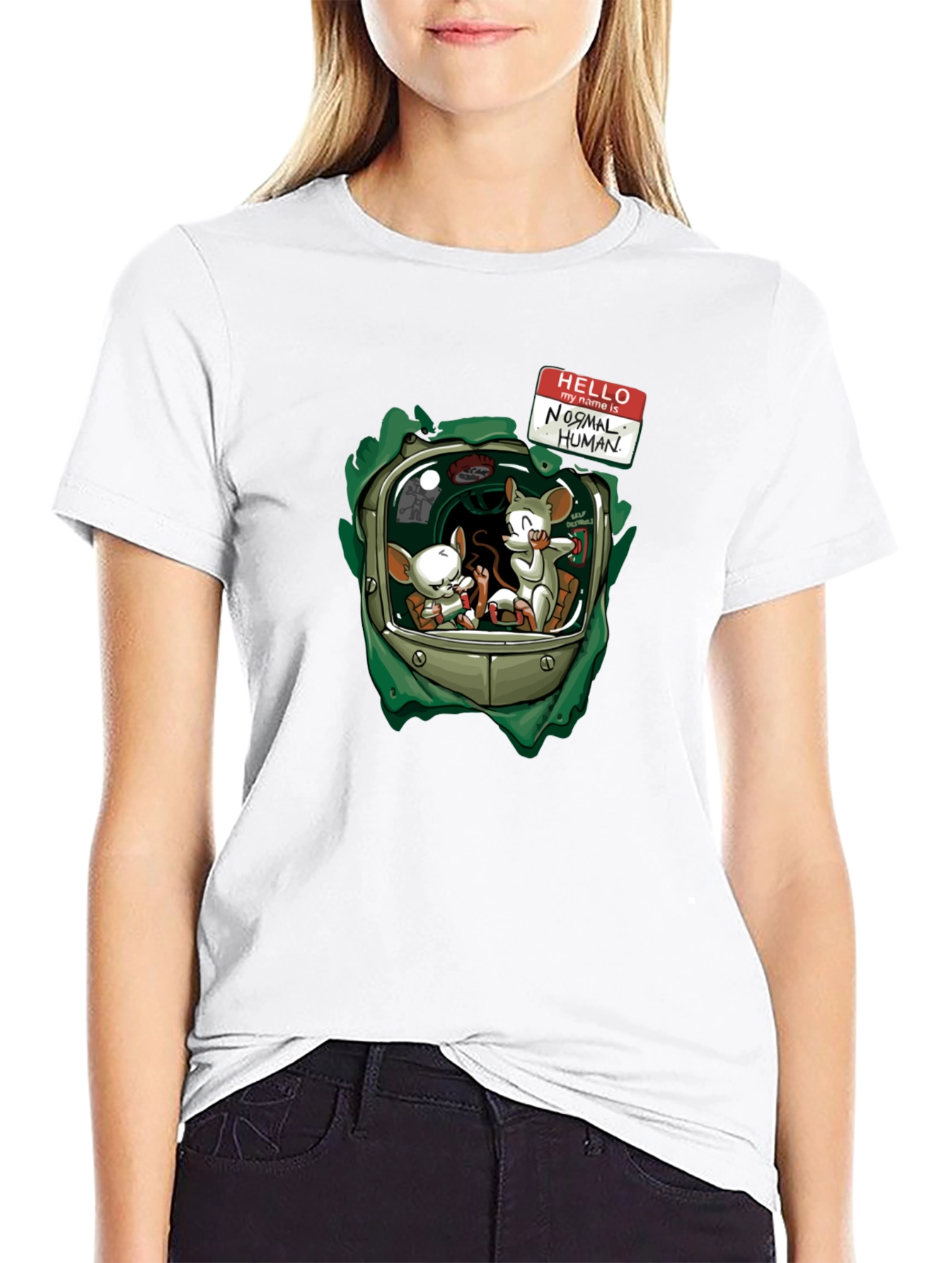Pinky and the Brain T-Shirt - Normal Human