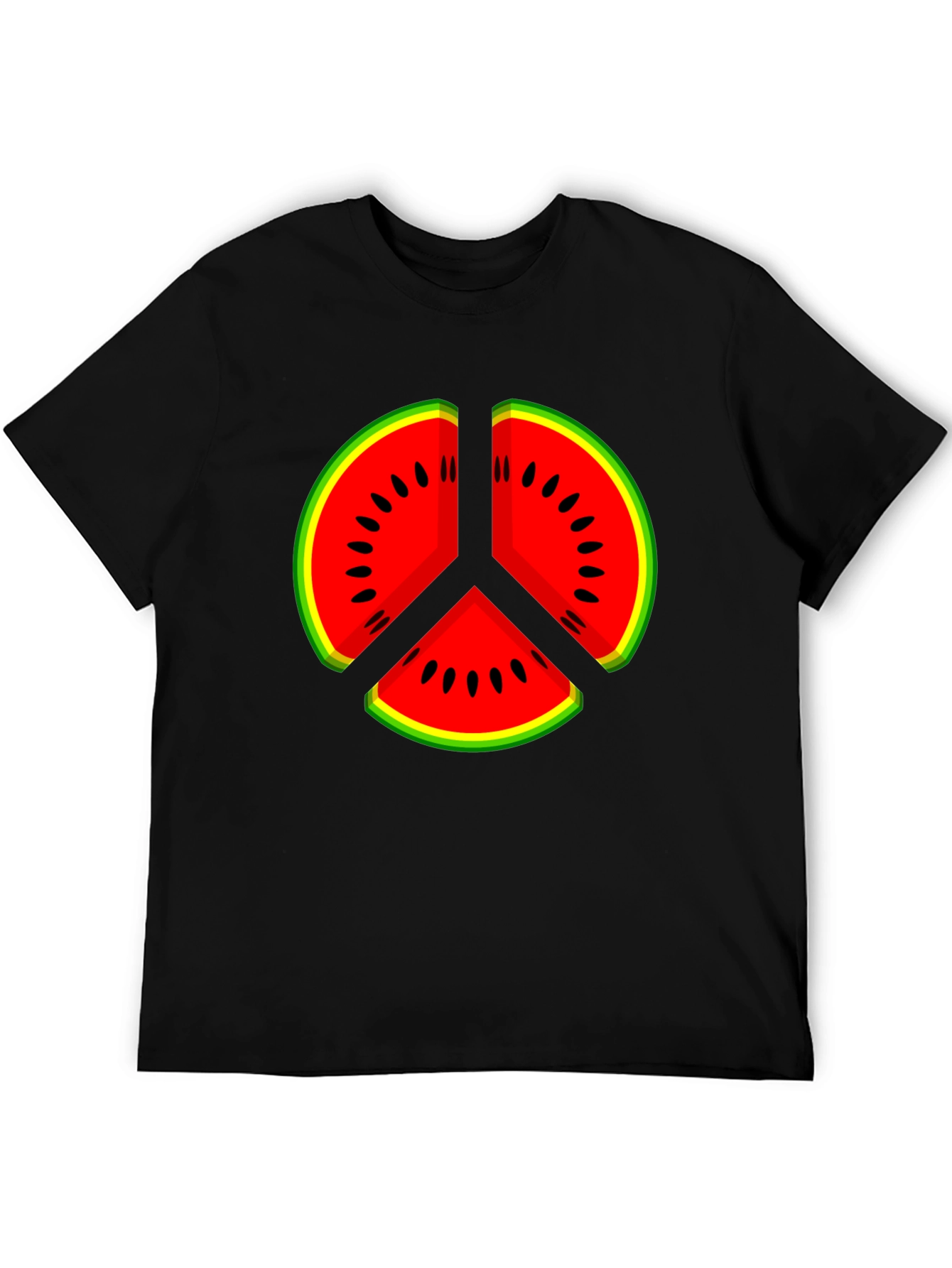 Watermelon Peace Sign Graphic Tee