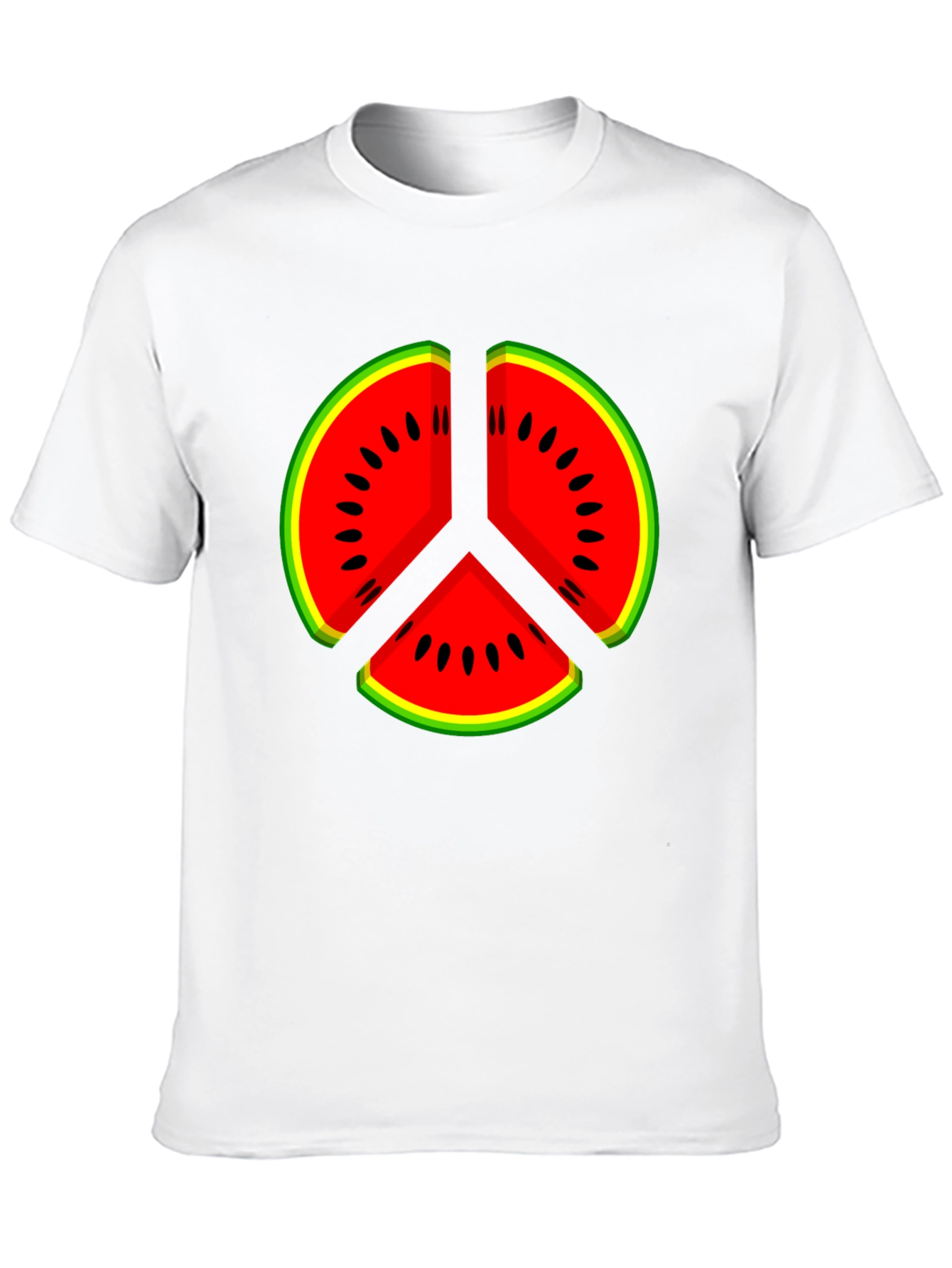 Watermelon Peace Sign Graphic Tee