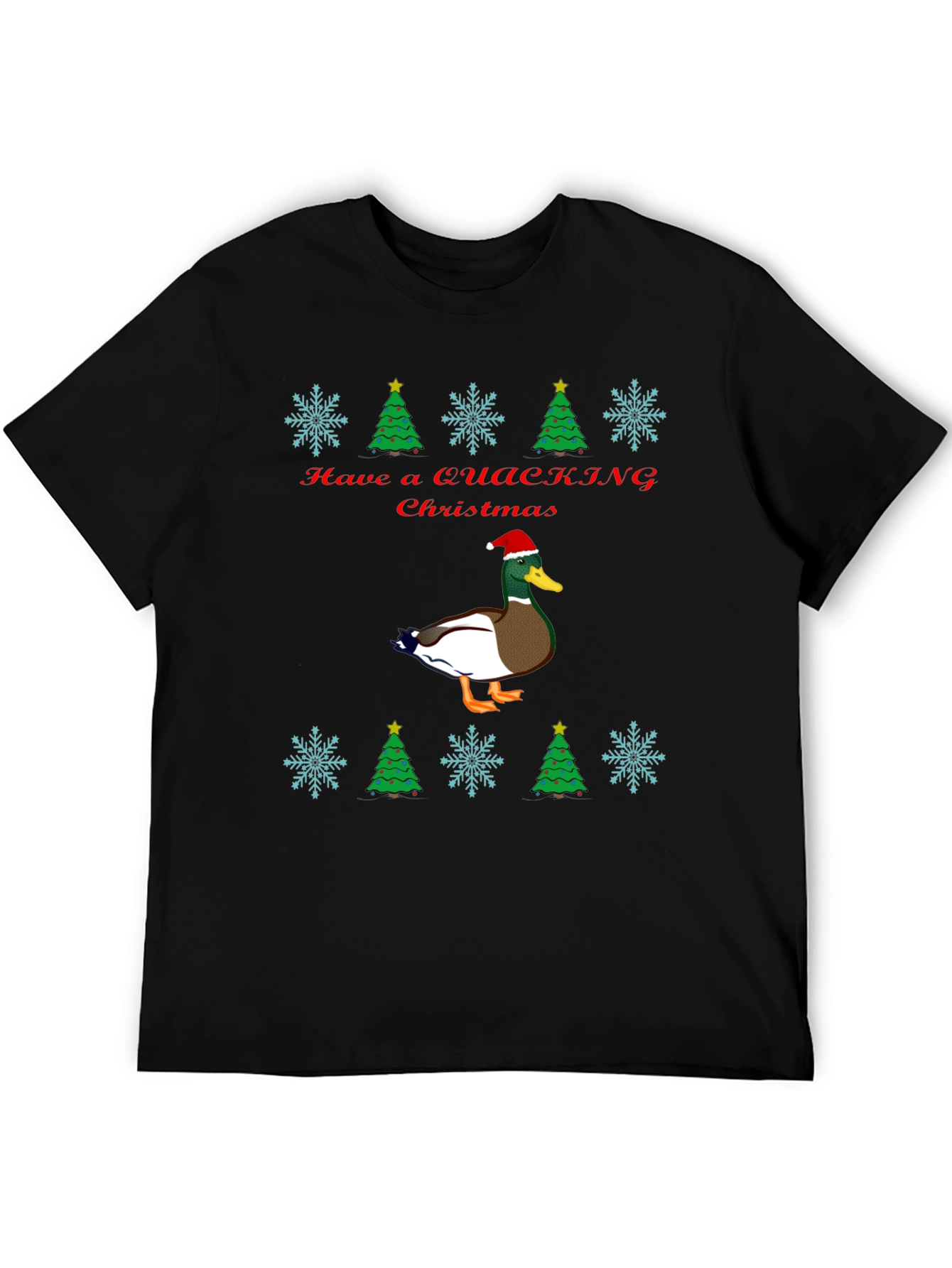 Quacking Christmas T-Shirt - Holiday Duck Tee