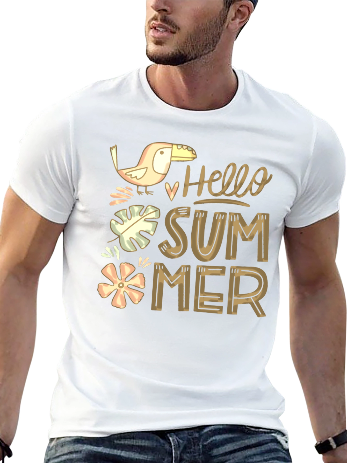 Hello Summer Graphic T-Shirt