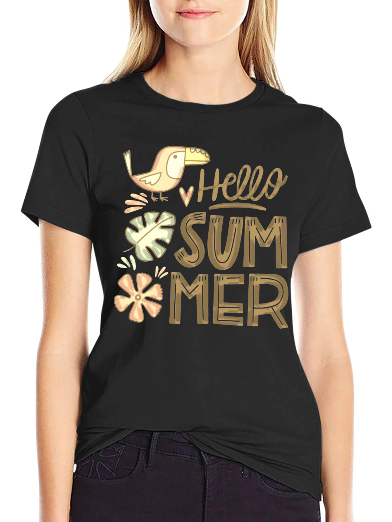 Hello Summer Graphic T-Shirt