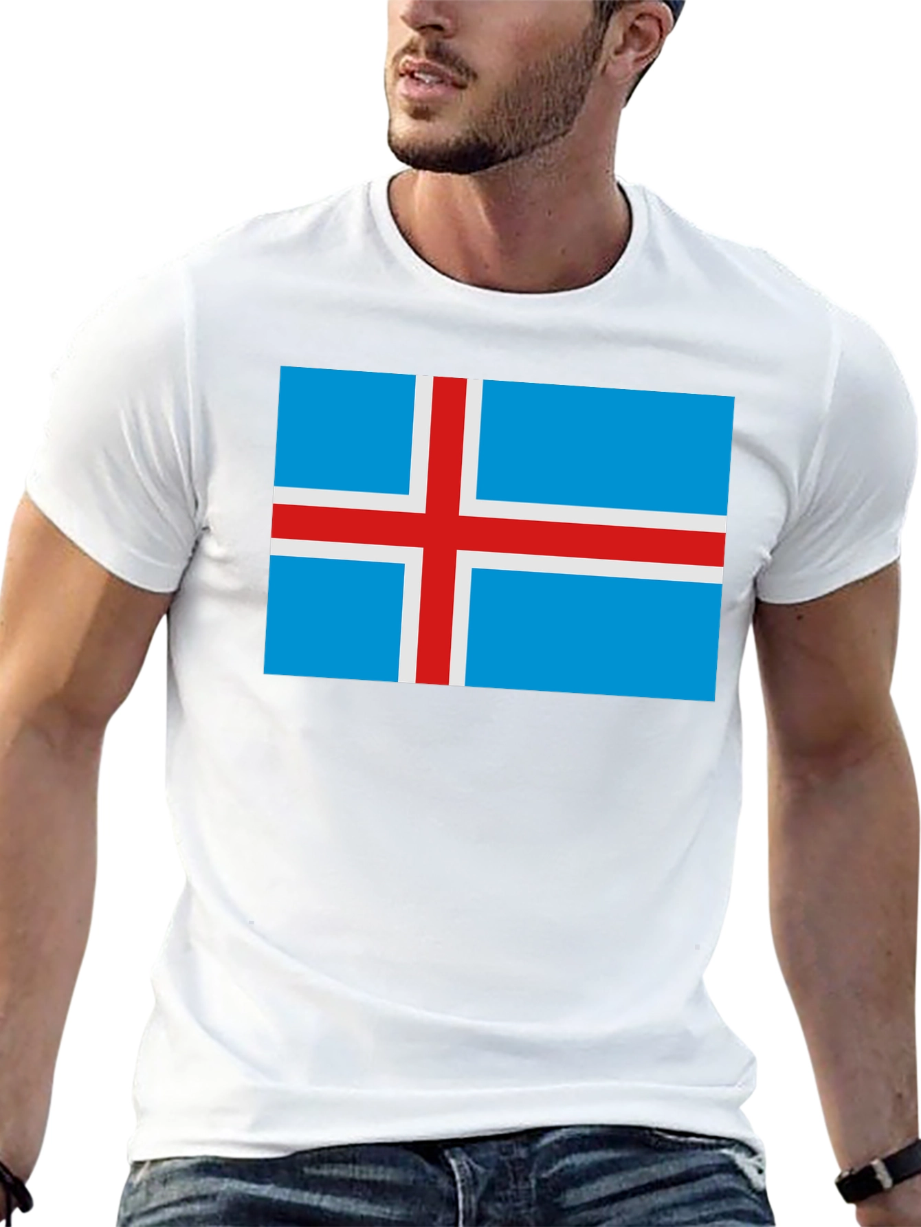 Iceland Flag Graphic T-Shirt
