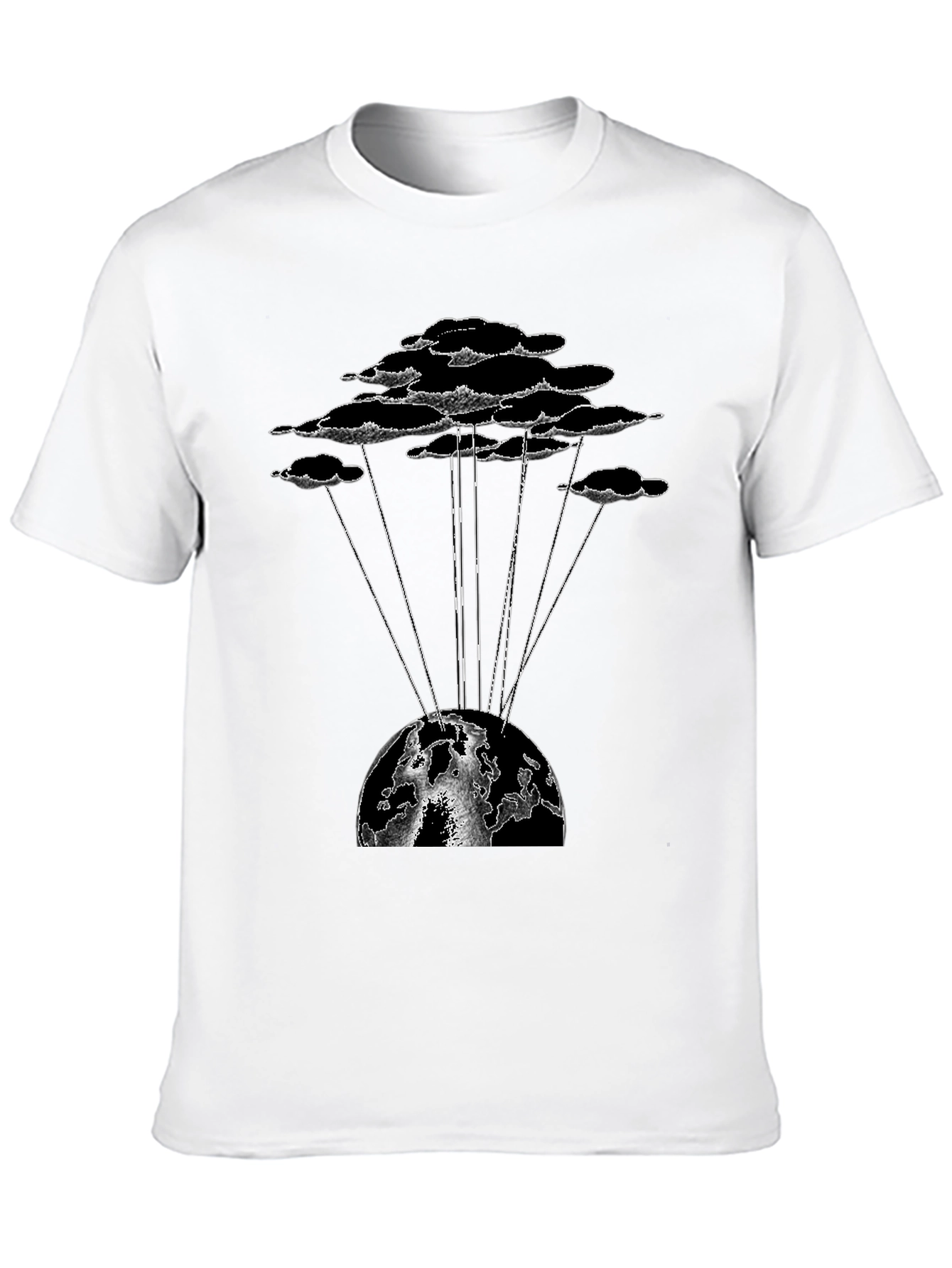 Cloud & Earth Graphic T-Shirt