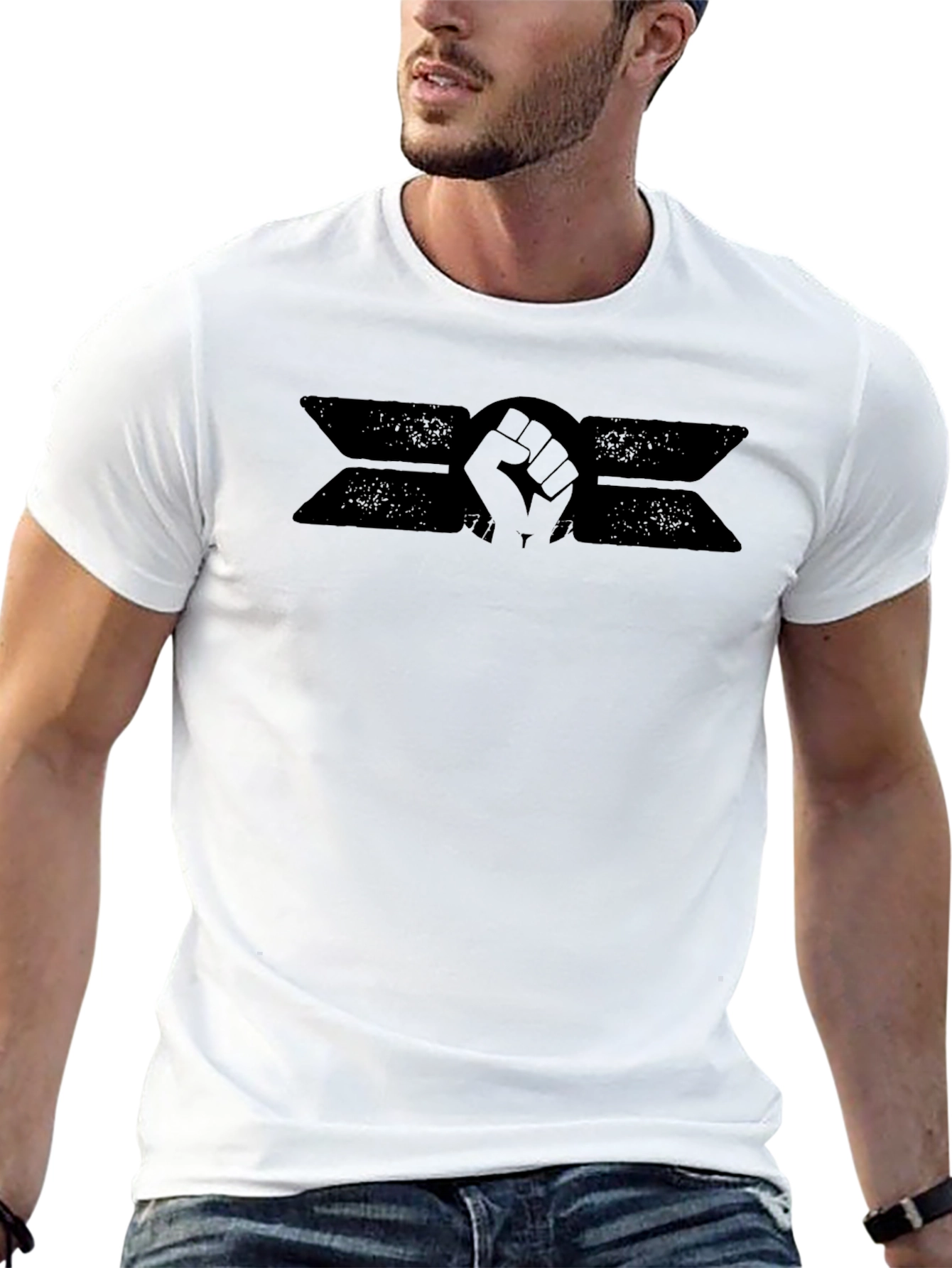 Black Fist Graphic Tee - Unisex Cotton T-Shirt