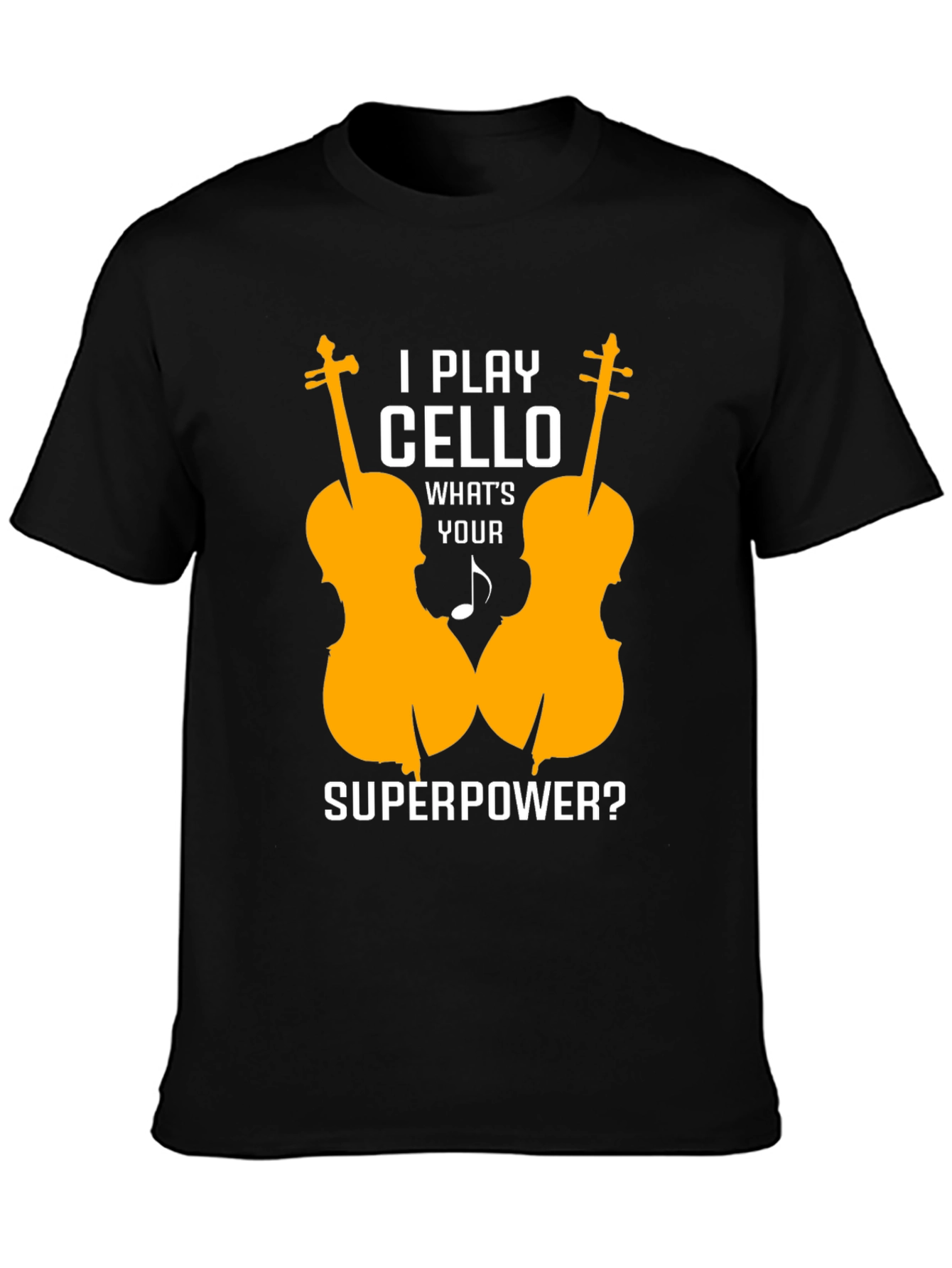 Cello Player Superpower T-Shirt - Music Lover Tee