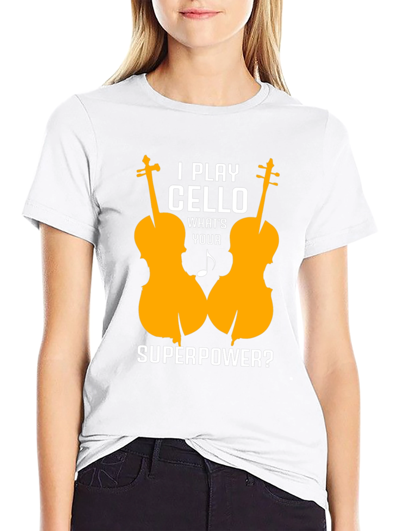 Cello Player Superpower T-Shirt - Music Lover Tee