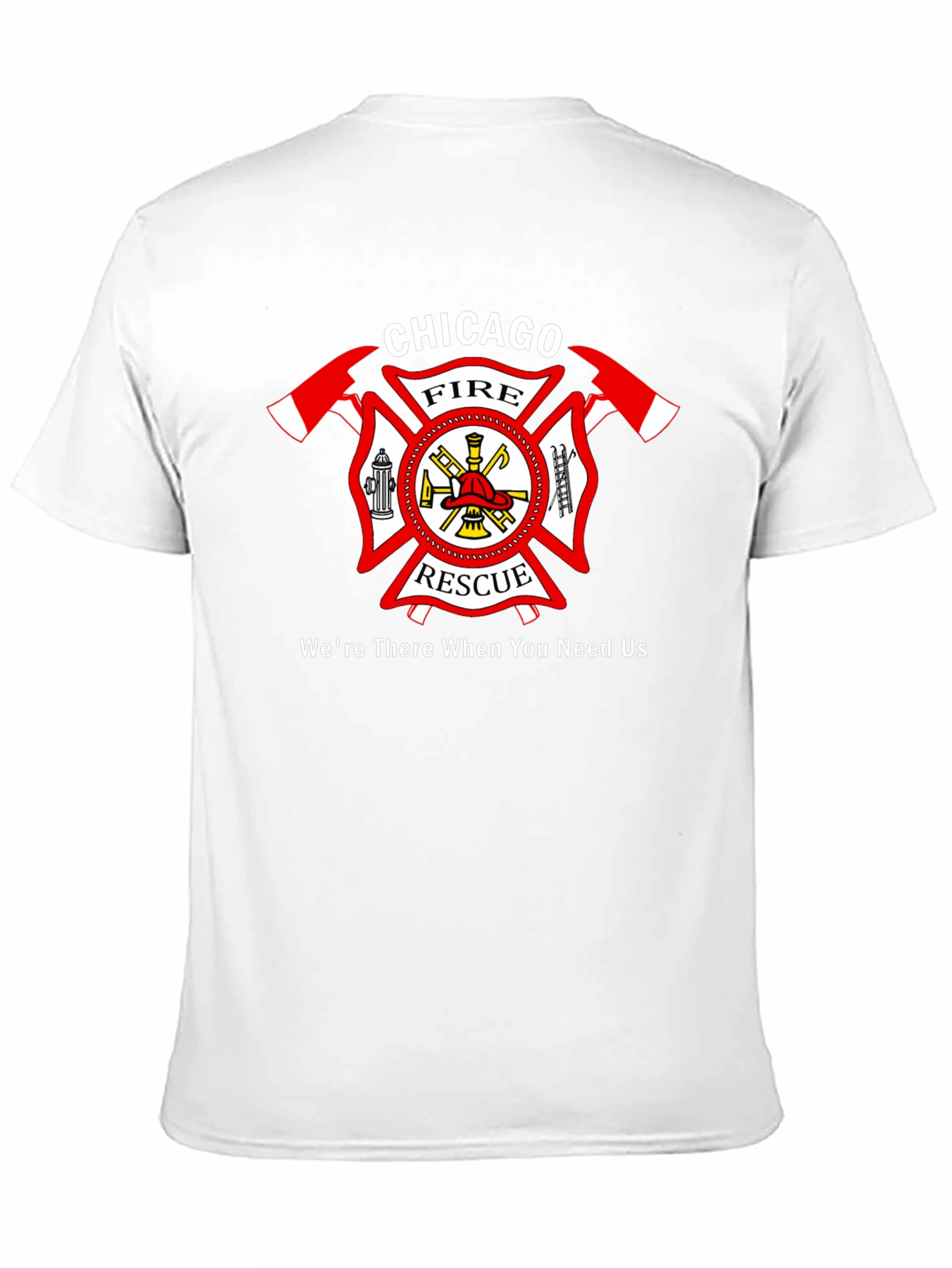 Chicago Fire Rescue Black T-Shirt