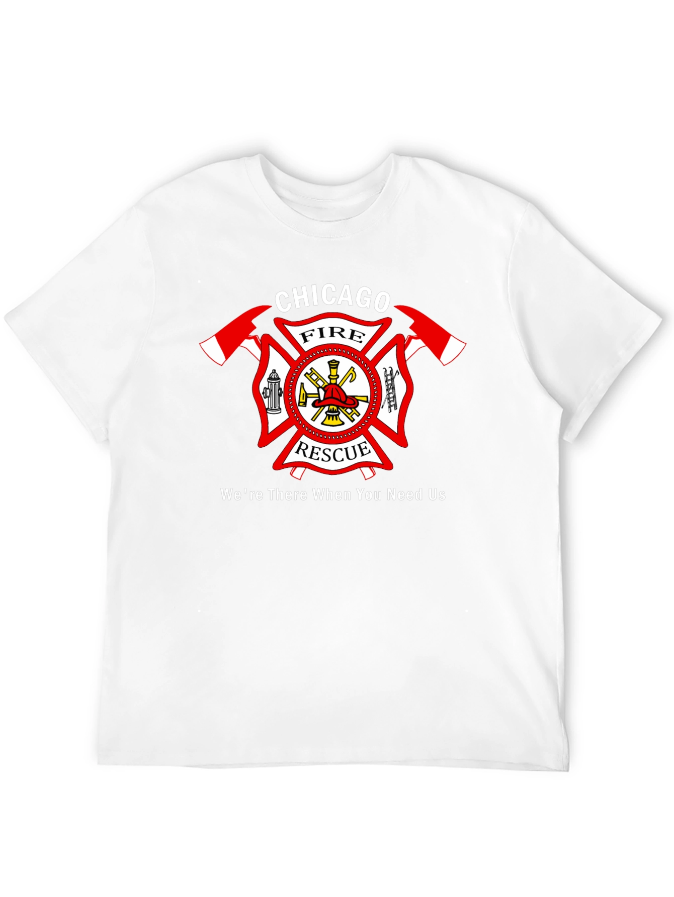 Chicago Fire Rescue Black T-Shirt