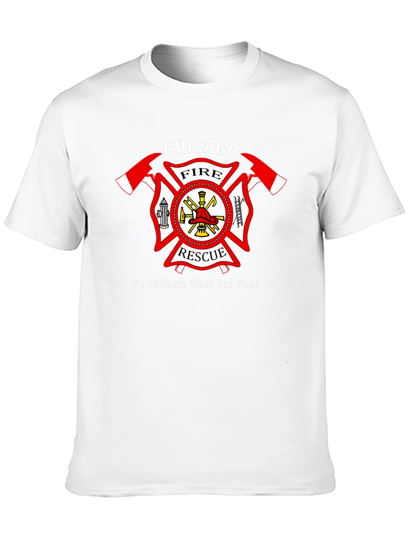 Chicago Fire Rescue Black T-Shirt