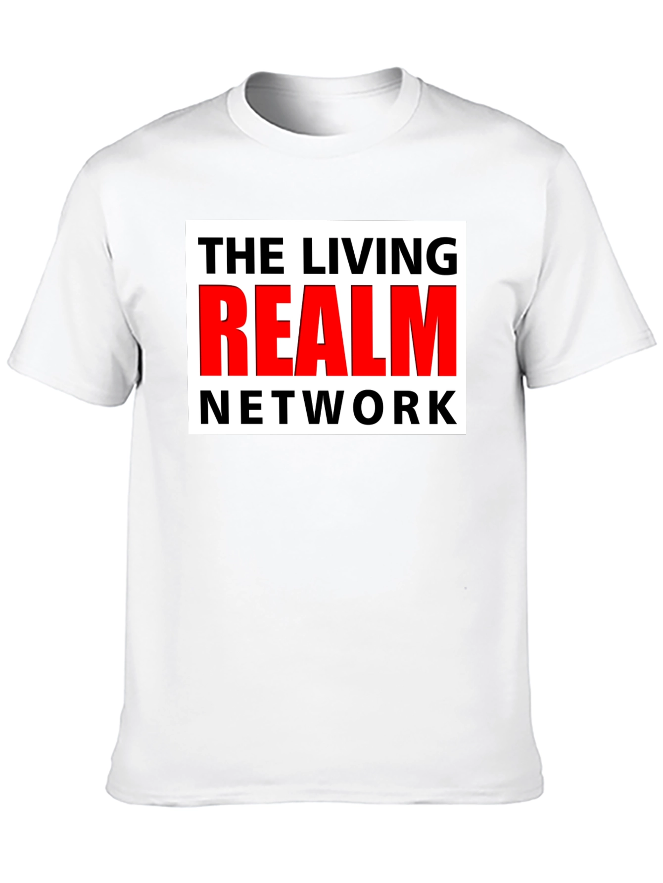 The Living Realm Network Black T-Shirt