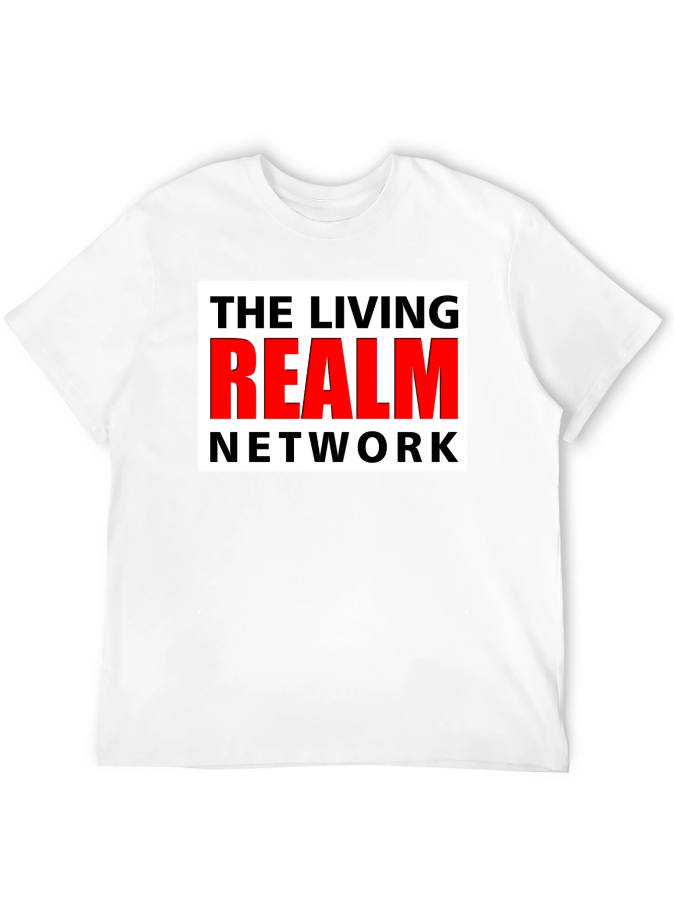 The Living Realm Network Black T-Shirt