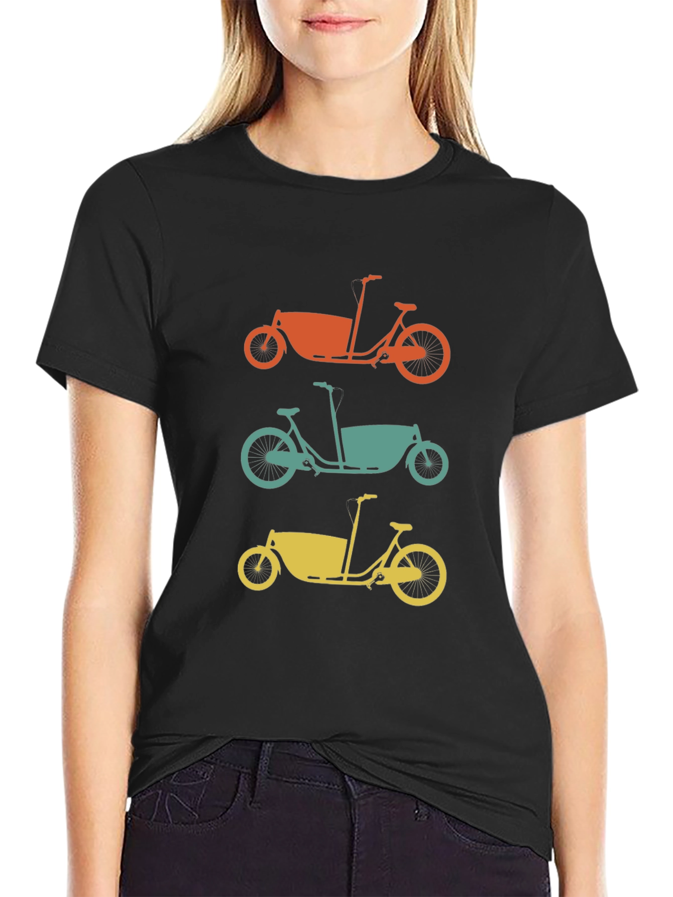 Cargo Bike T-Shirt - Retro Bicycle Tee