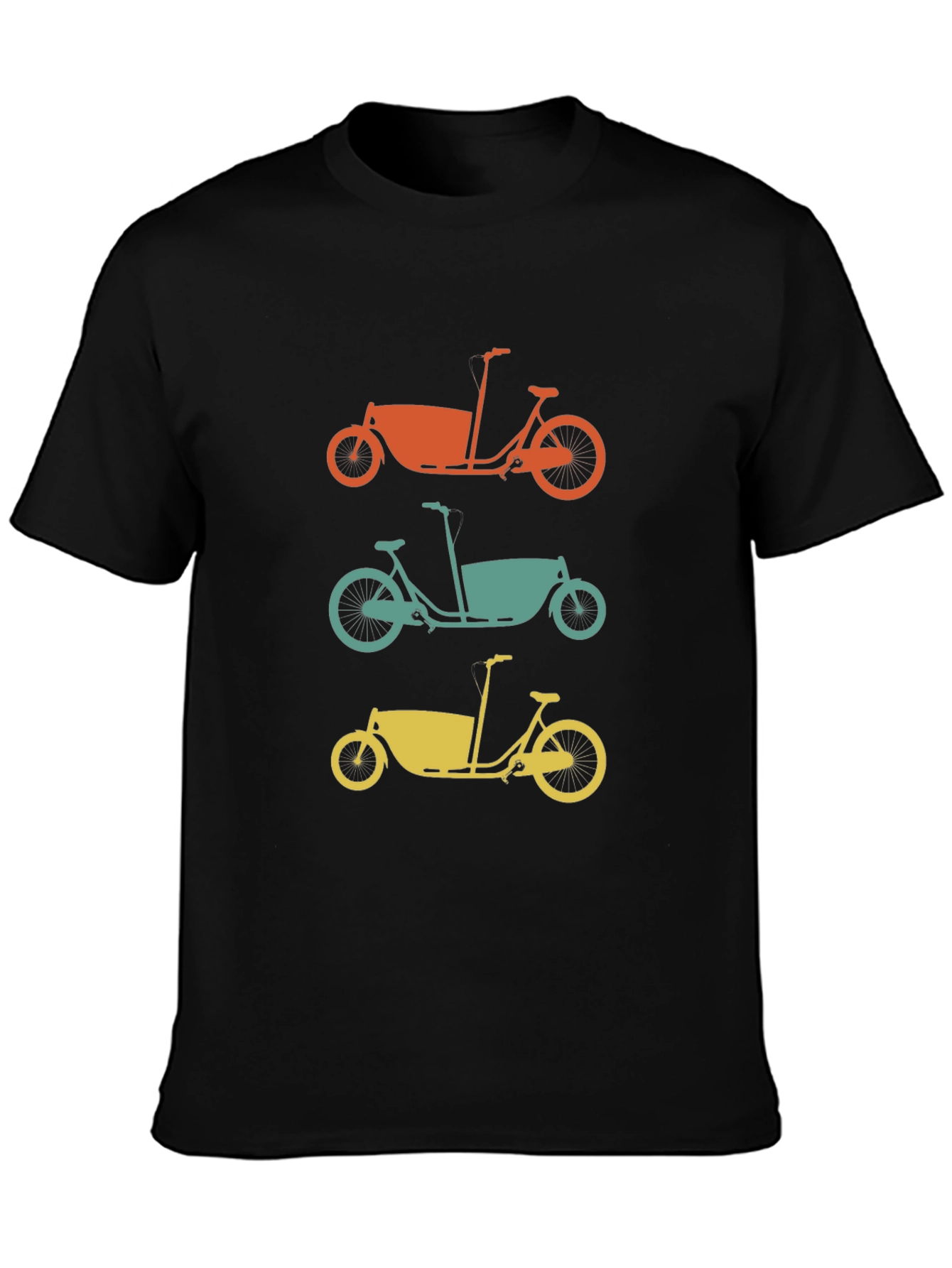 Cargo Bike T-Shirt - Retro Bicycle Tee