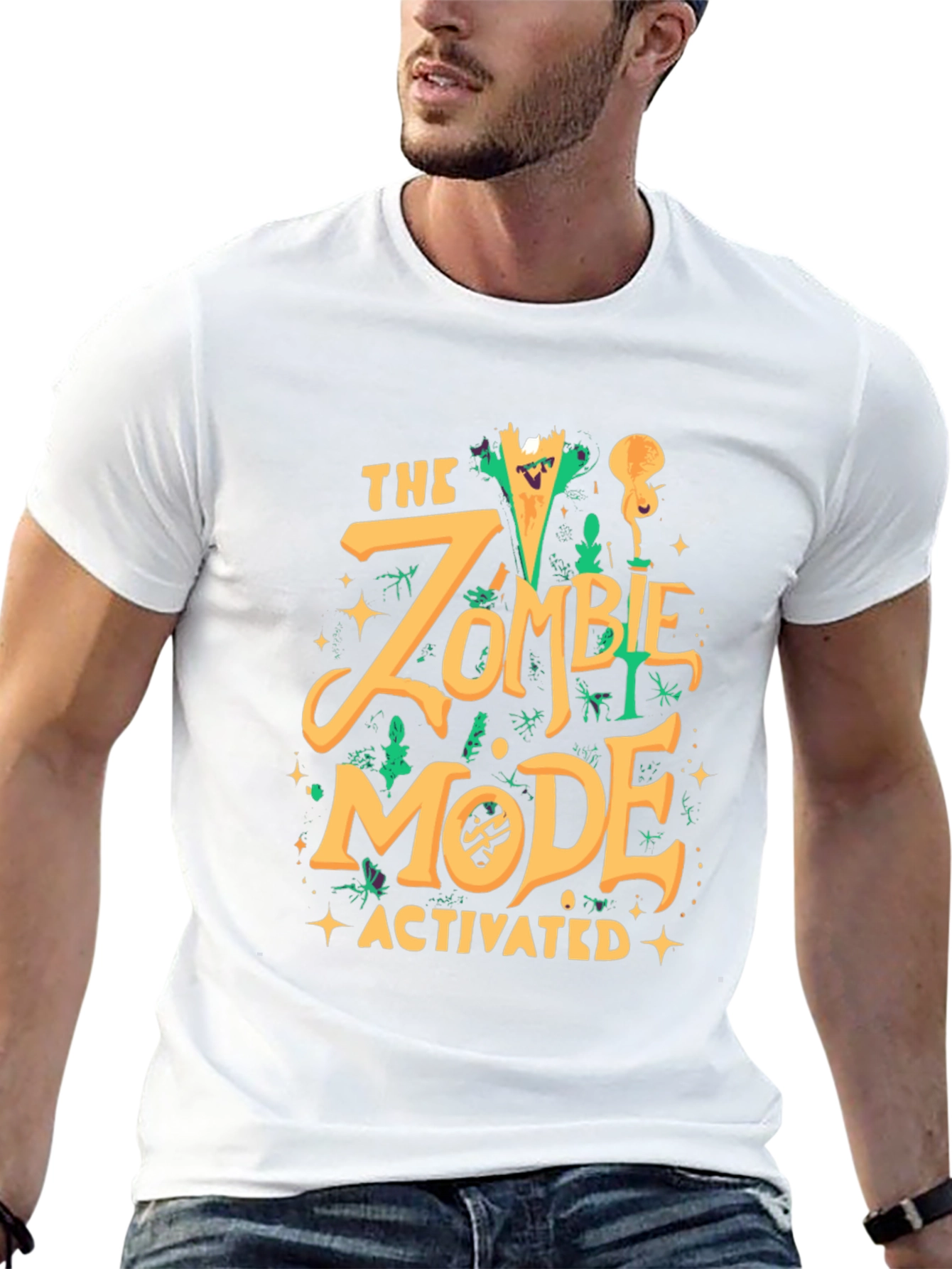 Zombie Mode Activated Graphic T-Shirt