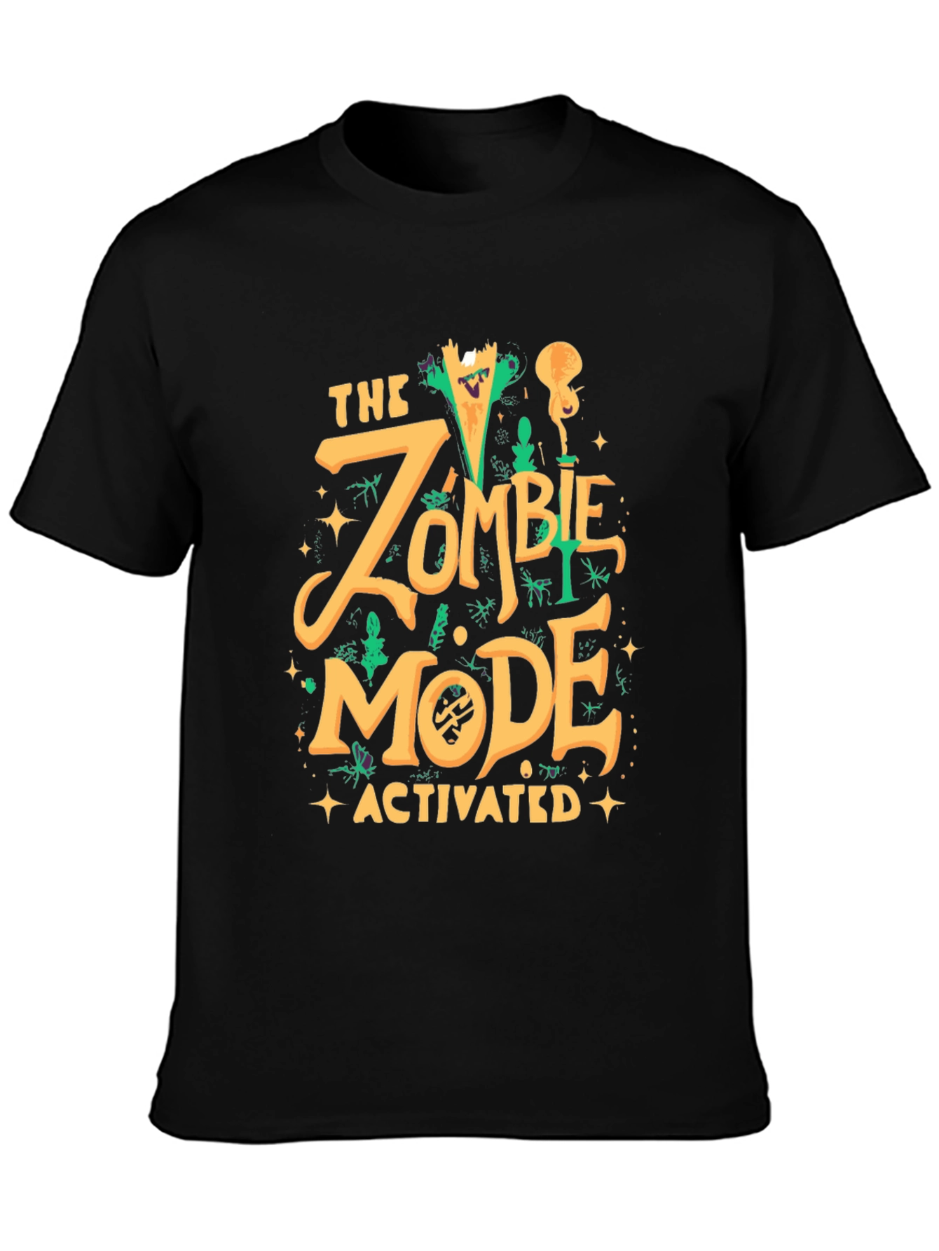 Zombie Mode Activated Graphic T-Shirt