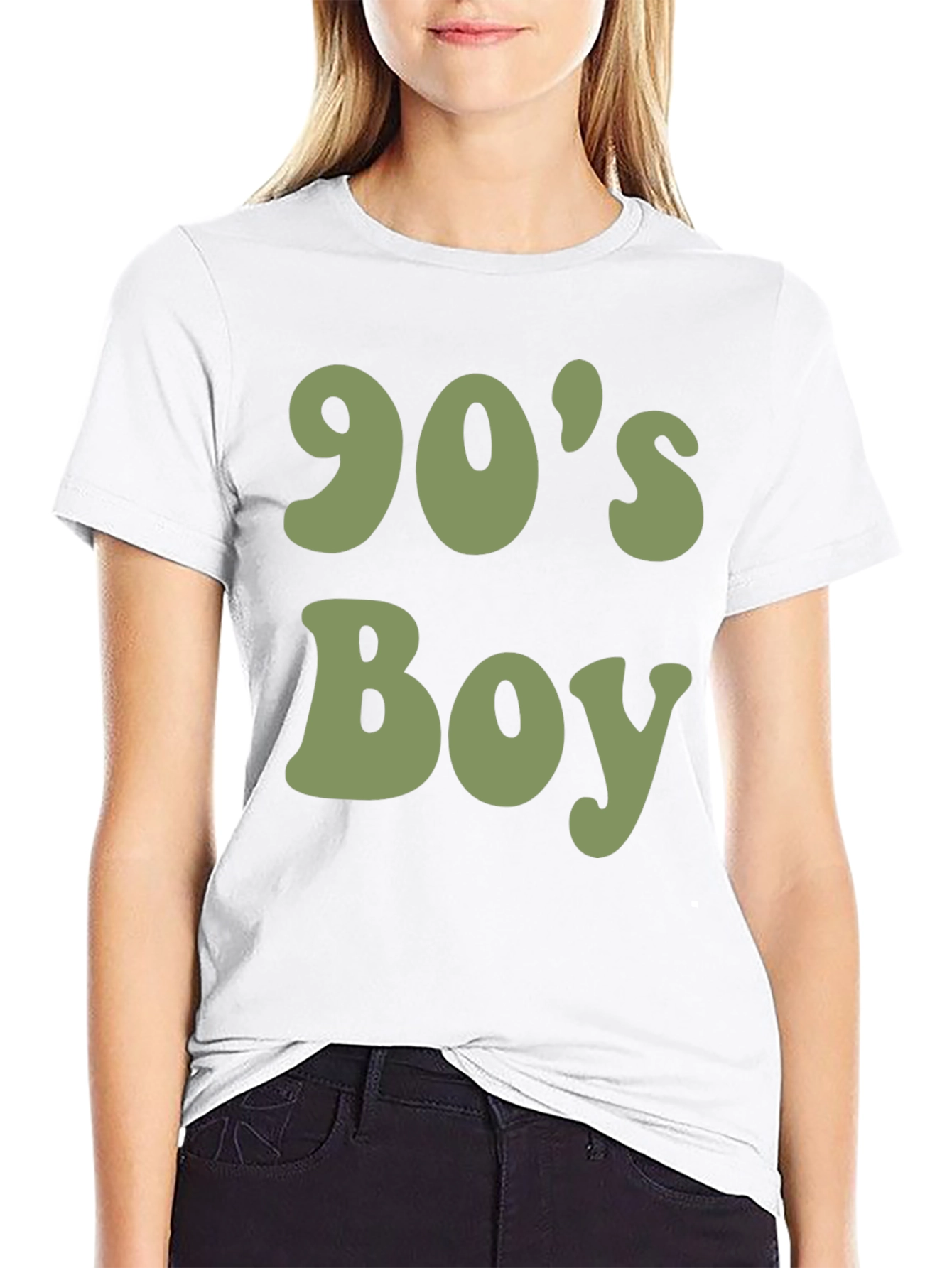 90s Boy Graphic T-Shirt - Retro Style