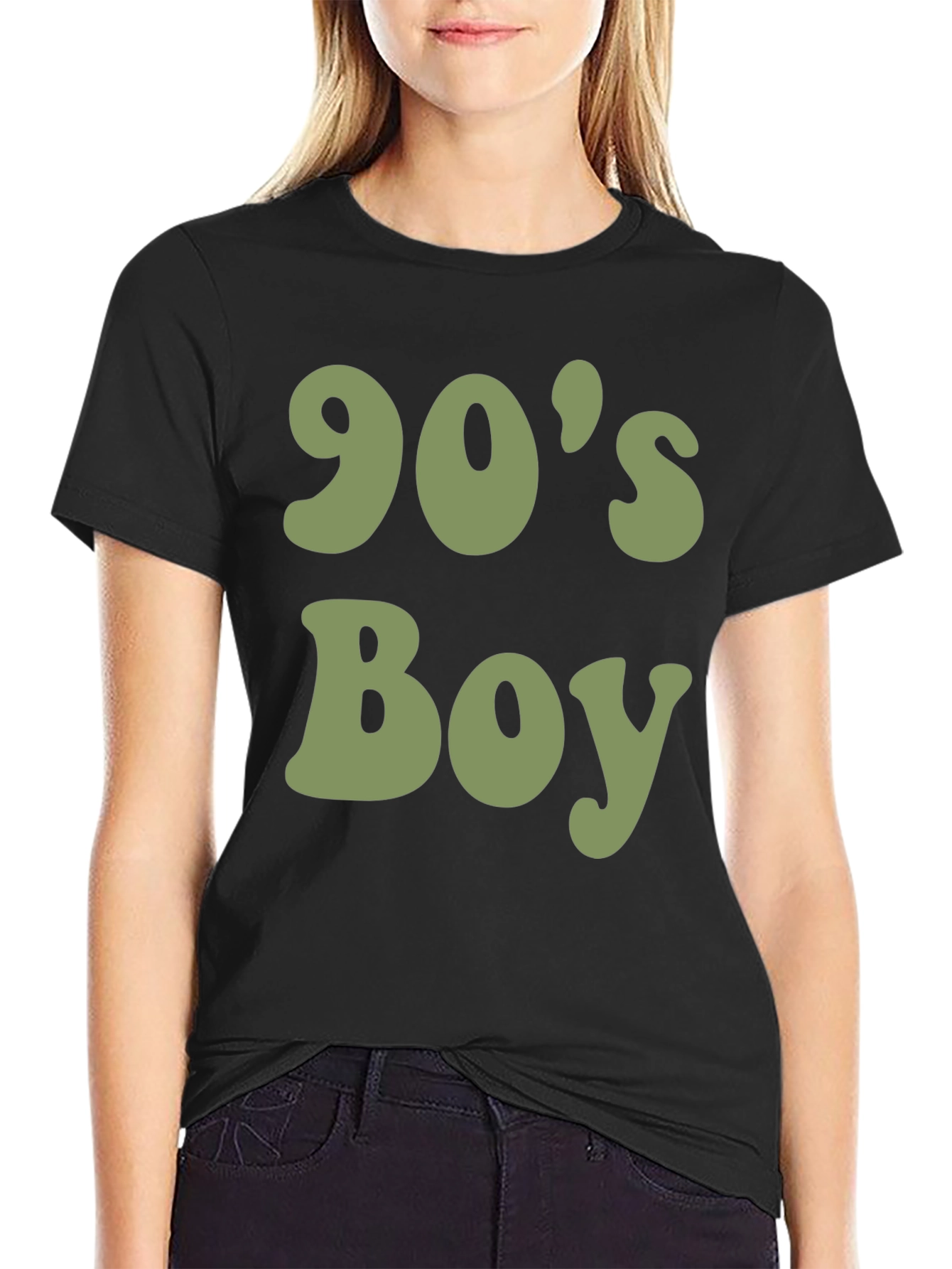 90s Boy Graphic T-Shirt - Retro Style