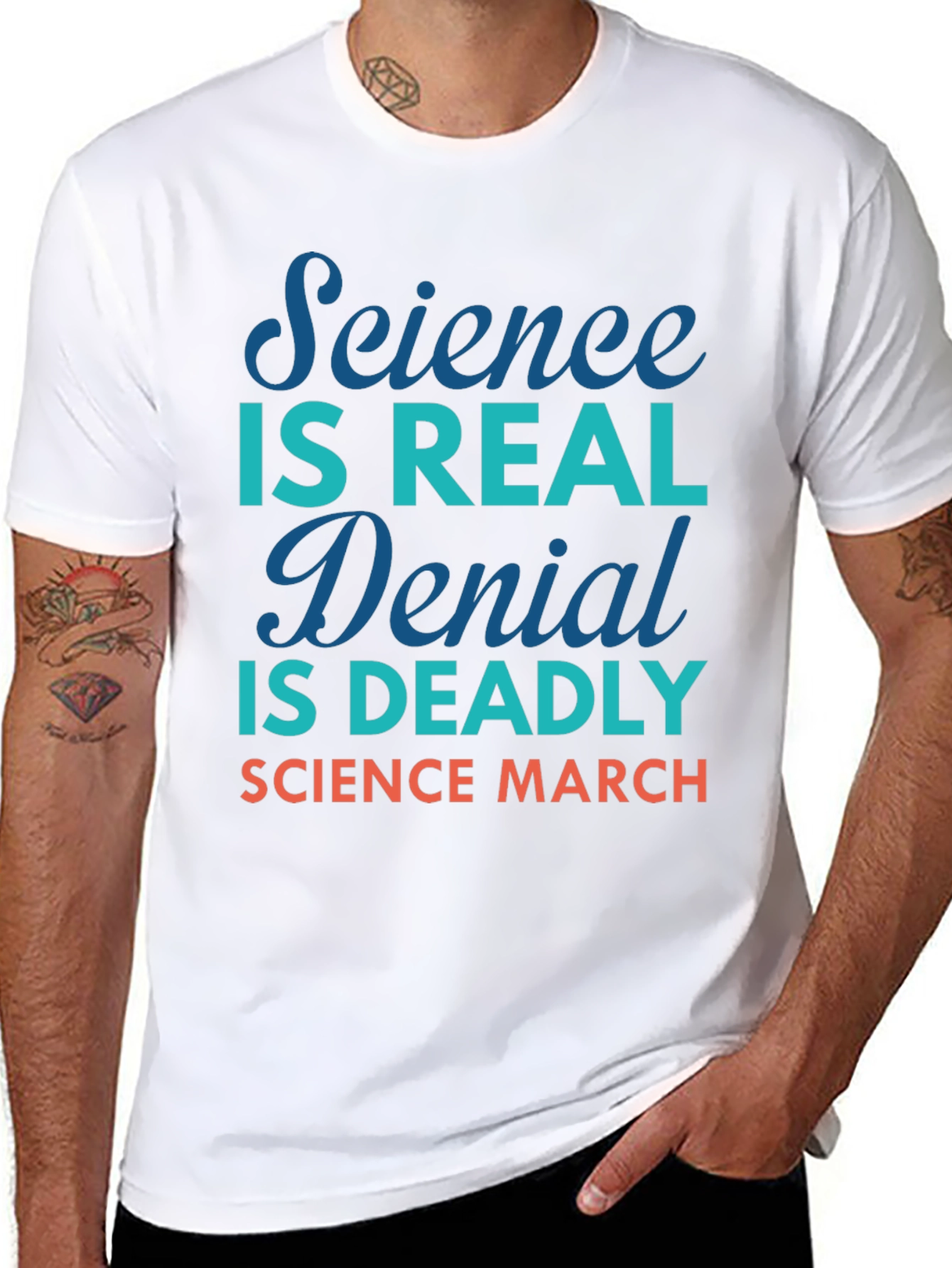Science is Real Graphic T-Shirt