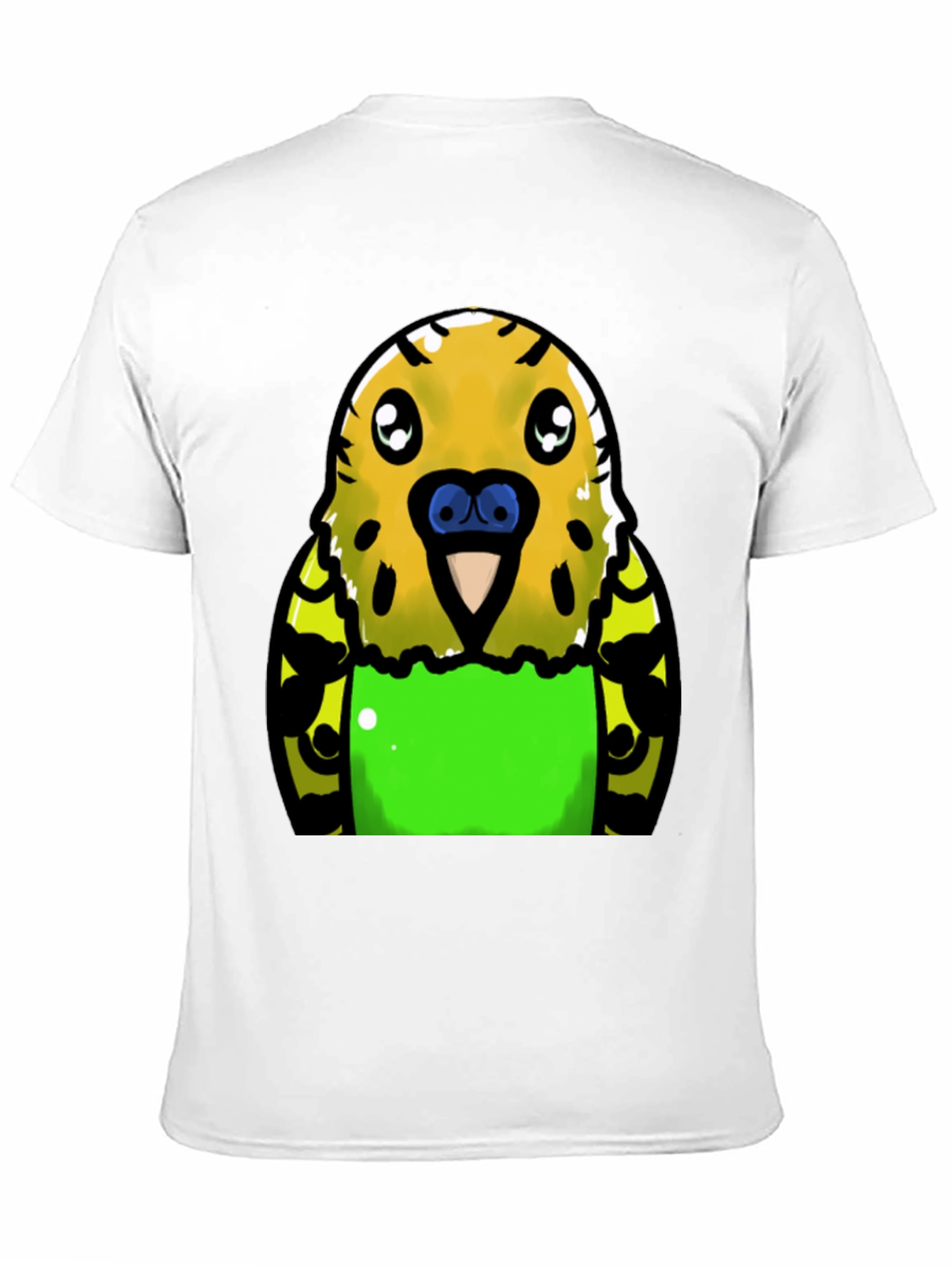 Budgie Cartoon Graphic T-Shirt