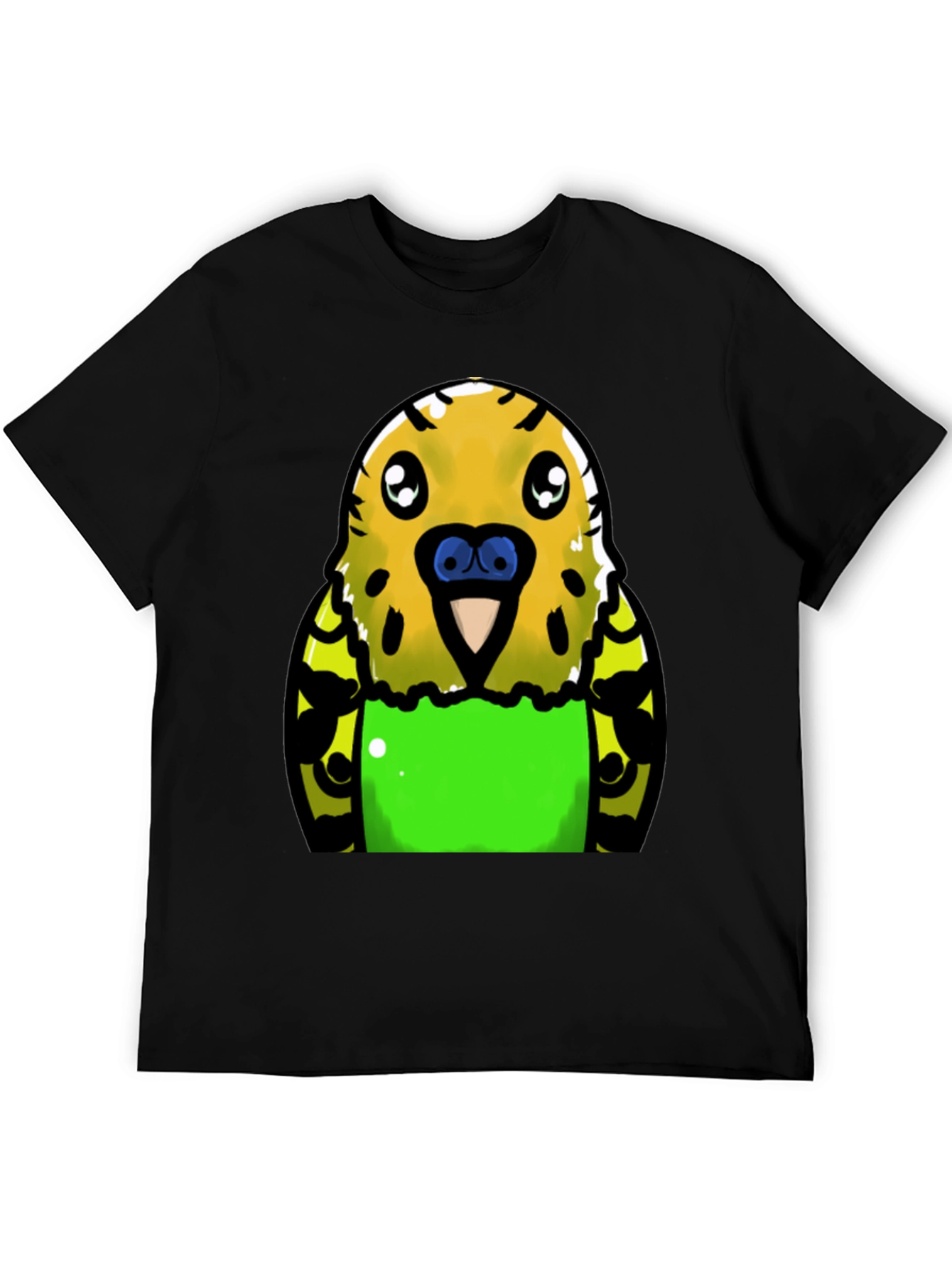 Budgie Cartoon Graphic T-Shirt