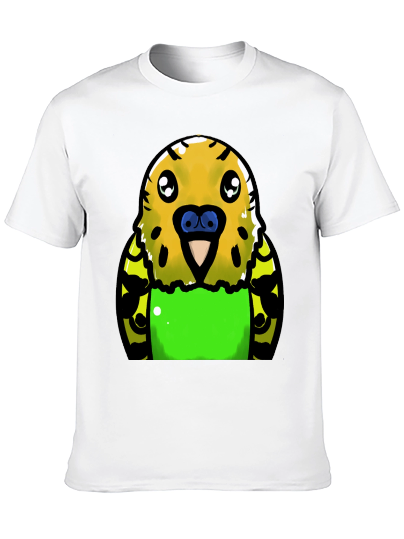 Budgie Cartoon Graphic T-Shirt