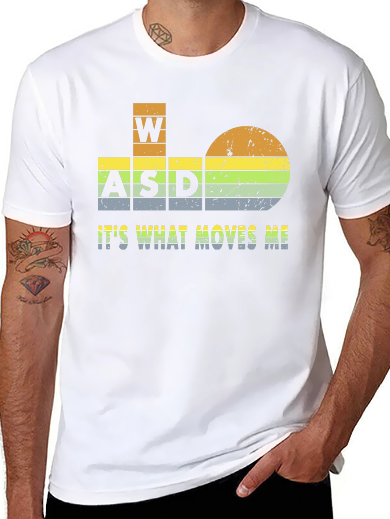 Gamer WASD T-Shirt - Its What Moves Me