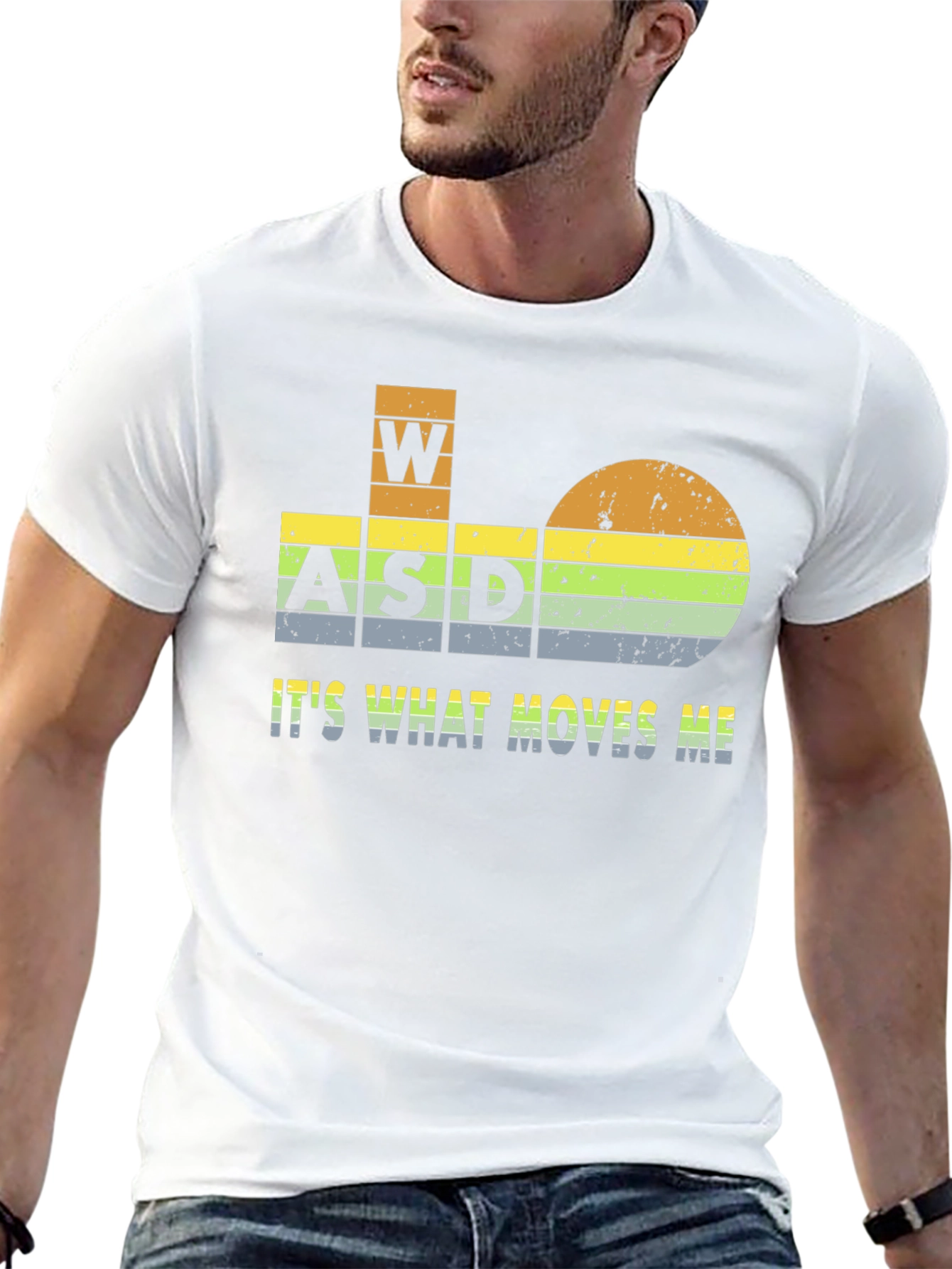 Gamer WASD T-Shirt - Its What Moves Me